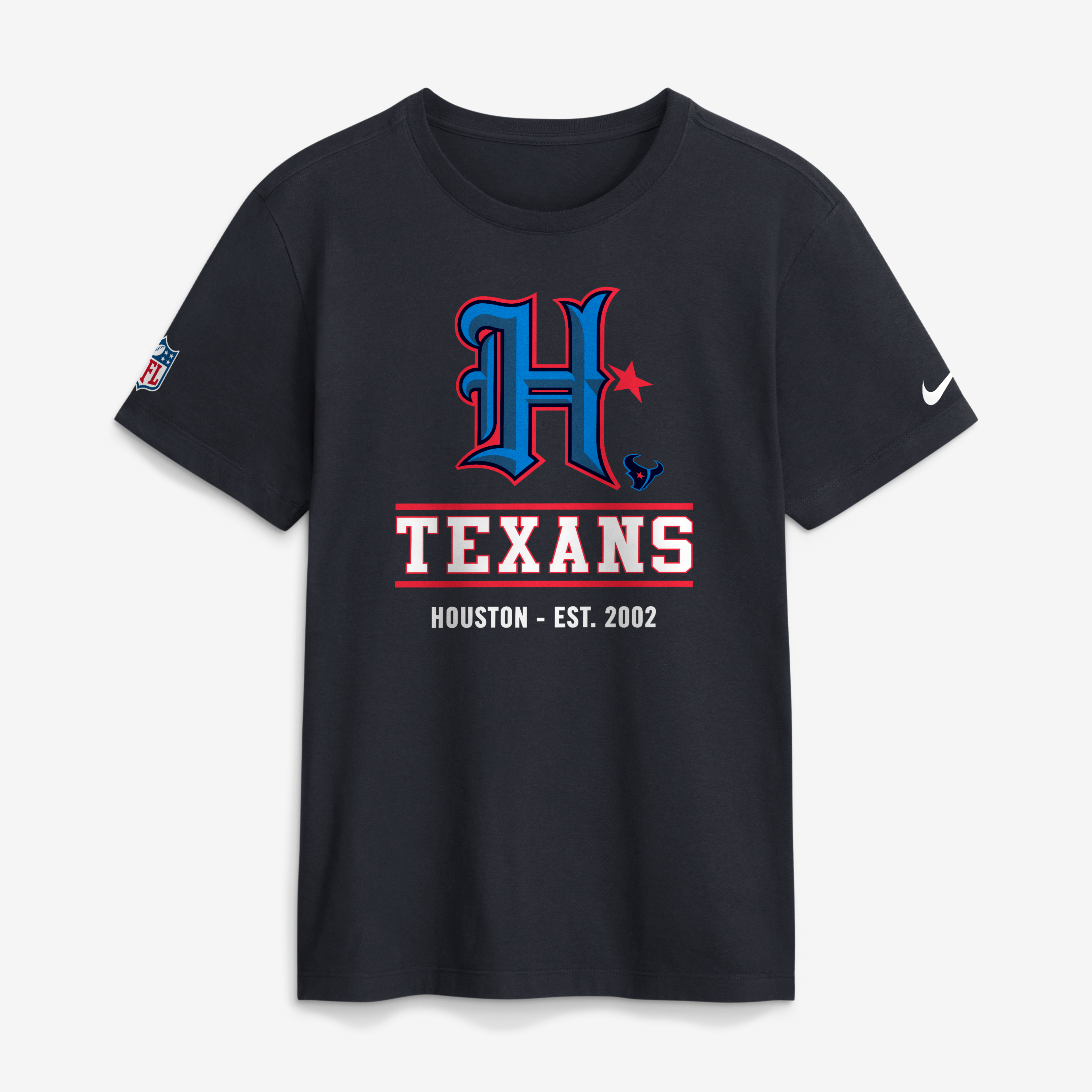 Men's Nike Navy Houston Texans Sideline Alternate Final Sprint Dri-FIT T-Shirt