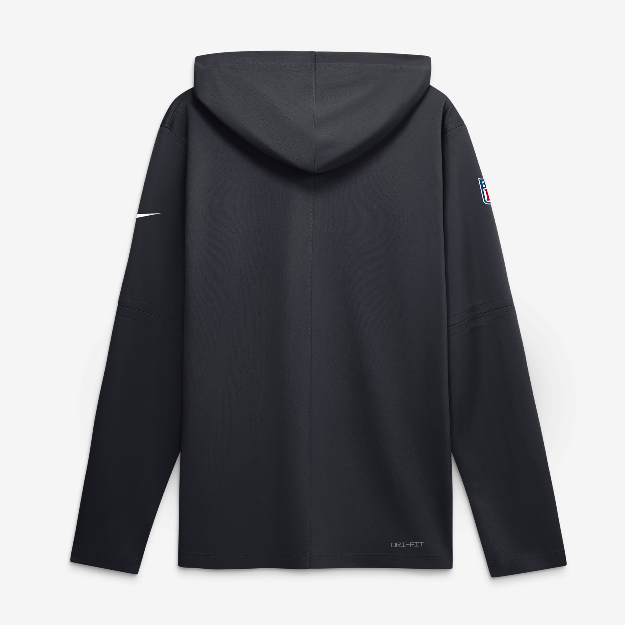 Men's Nike Navy Houston Texans Sideline Alternate Lightweight Long Sleeve Hooded Dri-FIT T-Shirt