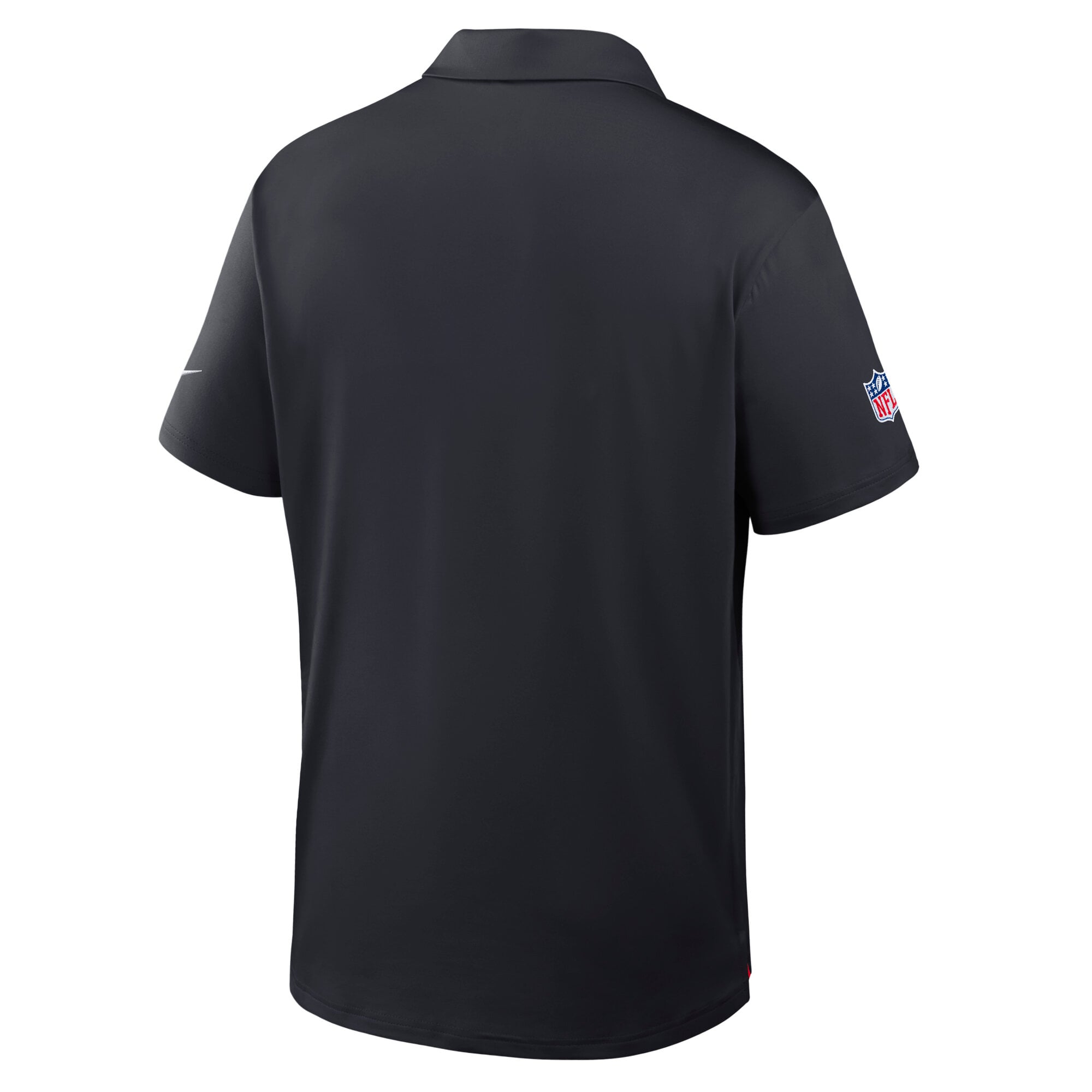 Polo de tournée Nike Dri-FIT bleu marine pour homme, Houston Texans, modèle Sideline Powerful Blocking.