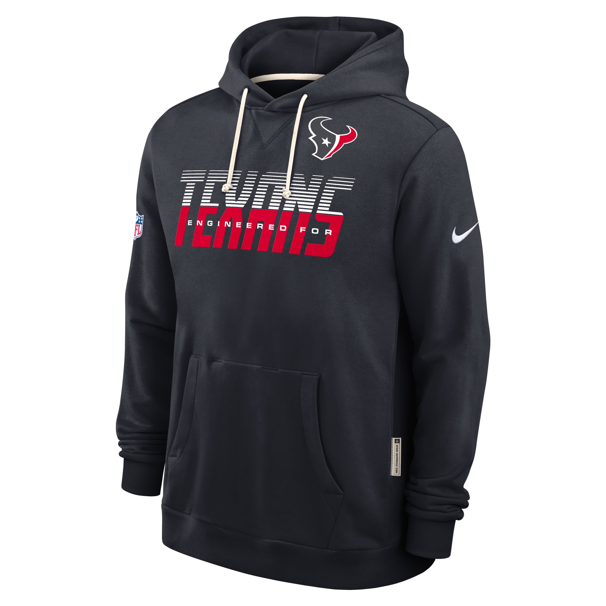 Men's Nike Navy Houston Texans Sideline Standard Issue Top Prospect Dri-FIT Hoodie