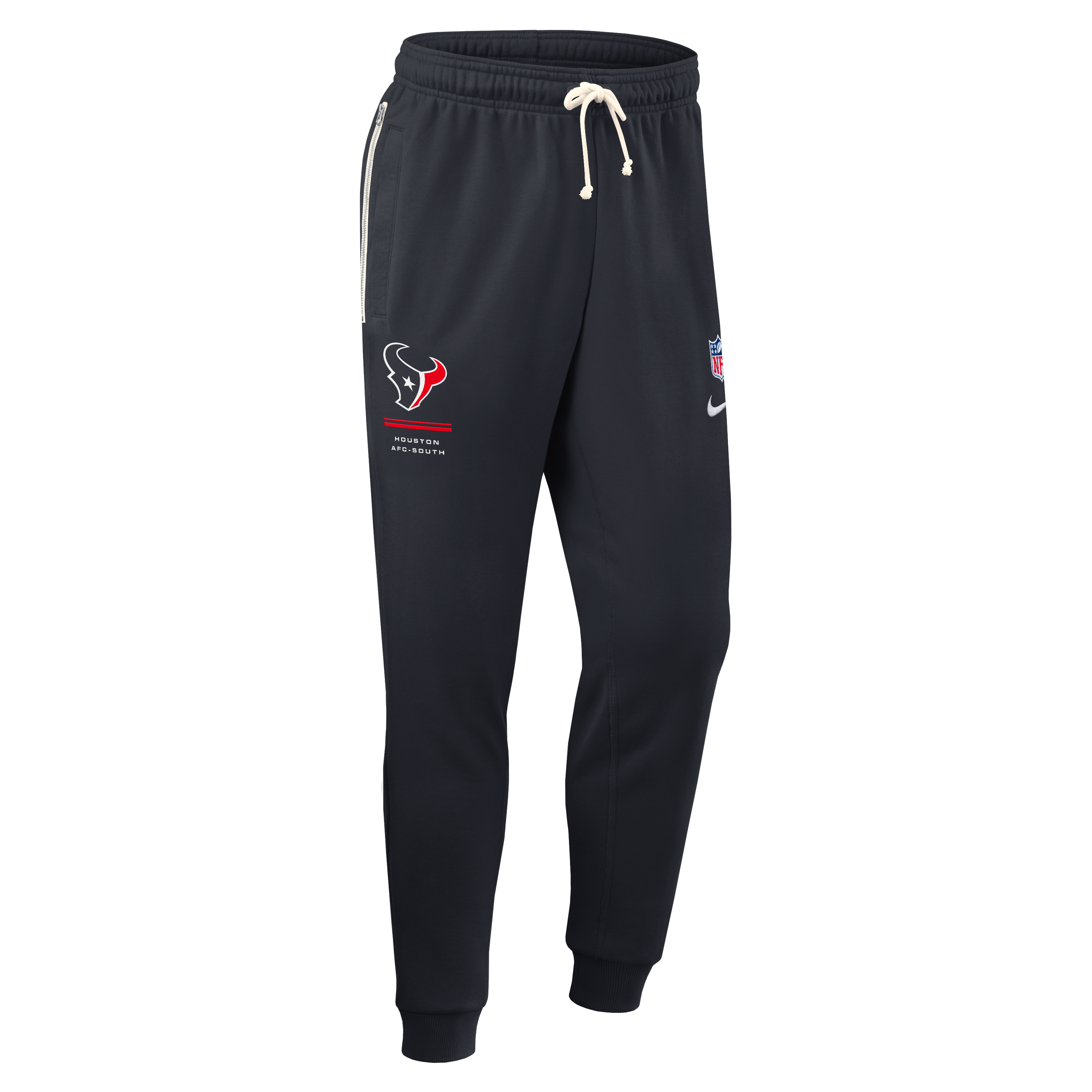Men's Nike Navy Houston Texans Sideline Standard Issue Touchback Kick Dri-FIT Taper Pants