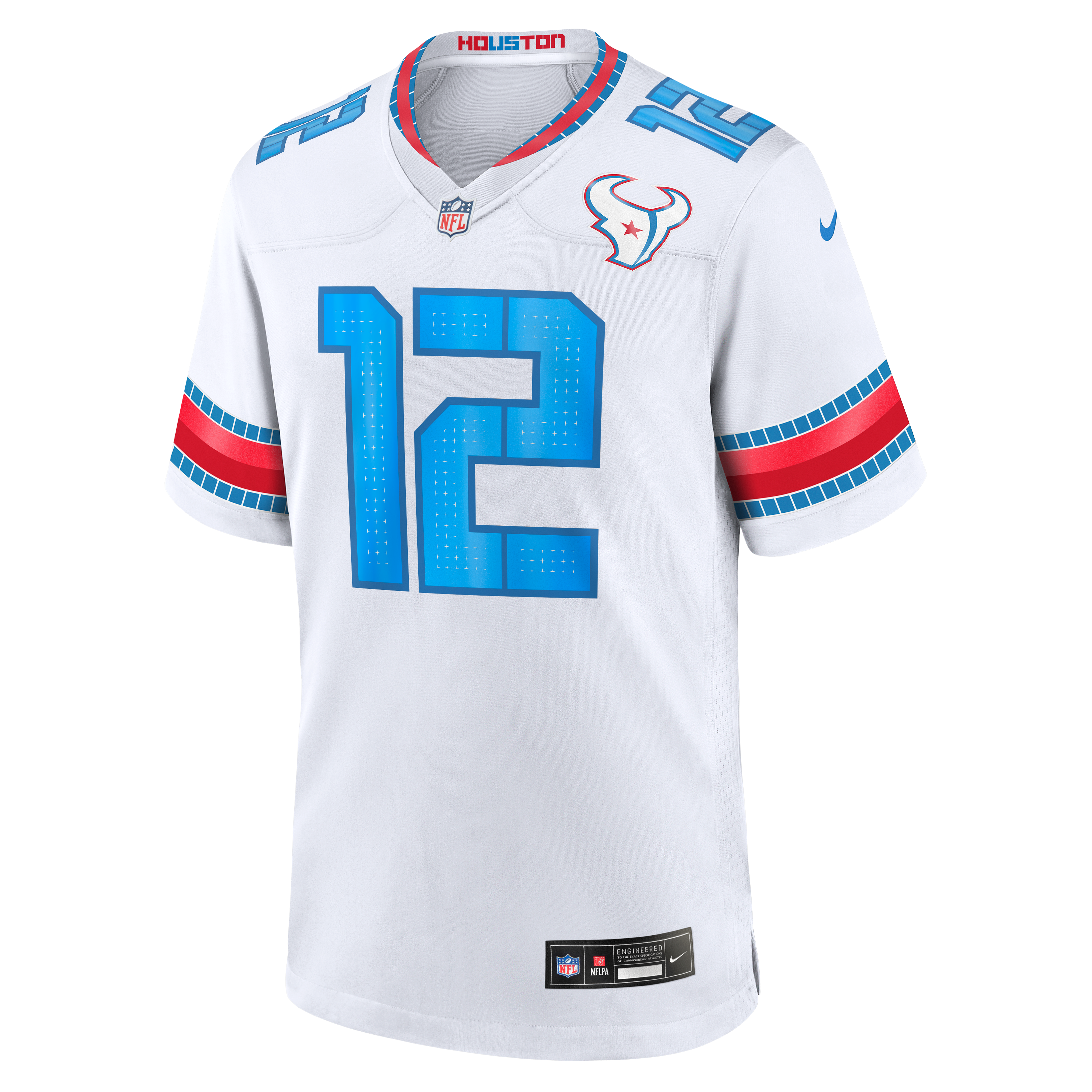 Men's Nike Nico Collins White Houston Texans 2026 Rivalries Collection Game Jersey