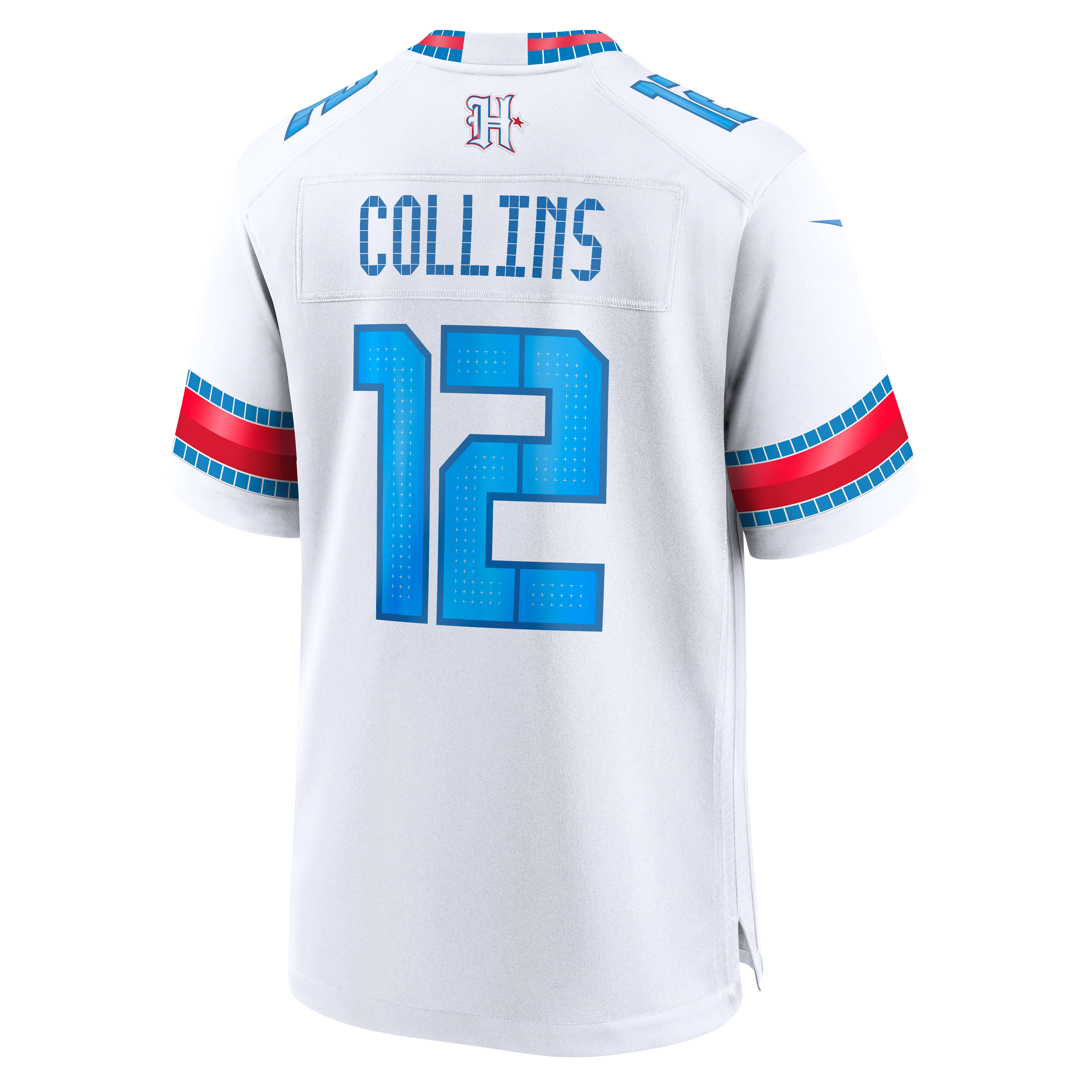 Men's Nike Nico Collins White Houston Texans 2026 Rivalries Collection Game Jersey
