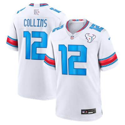 Nico Collins Houston Texans Nike 2026 Rivalries Collection Game Jersey - White