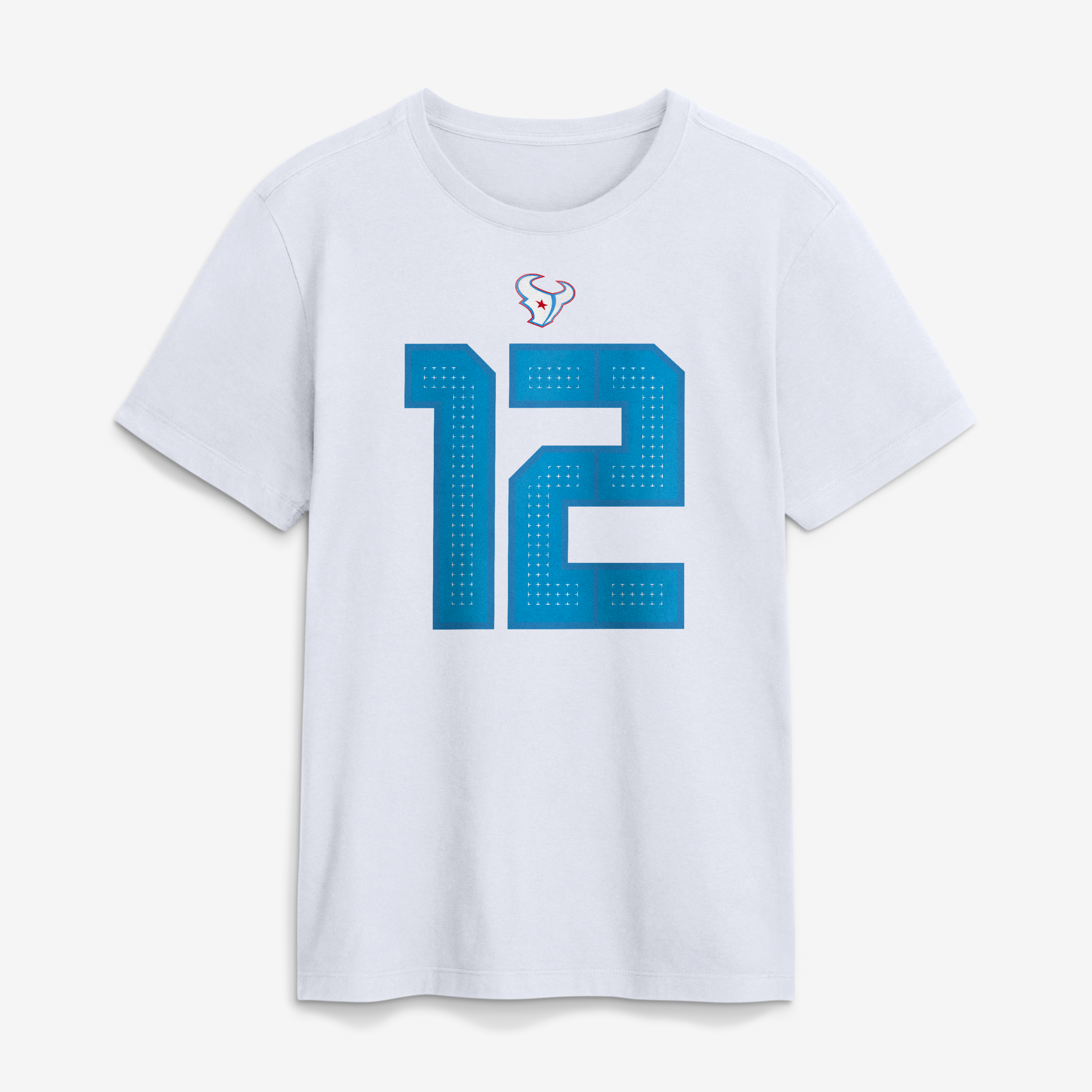 Men's Nike Nico Collins White Houston Texans 2026 Rivalries Collection Player Name & Number T-Shirt