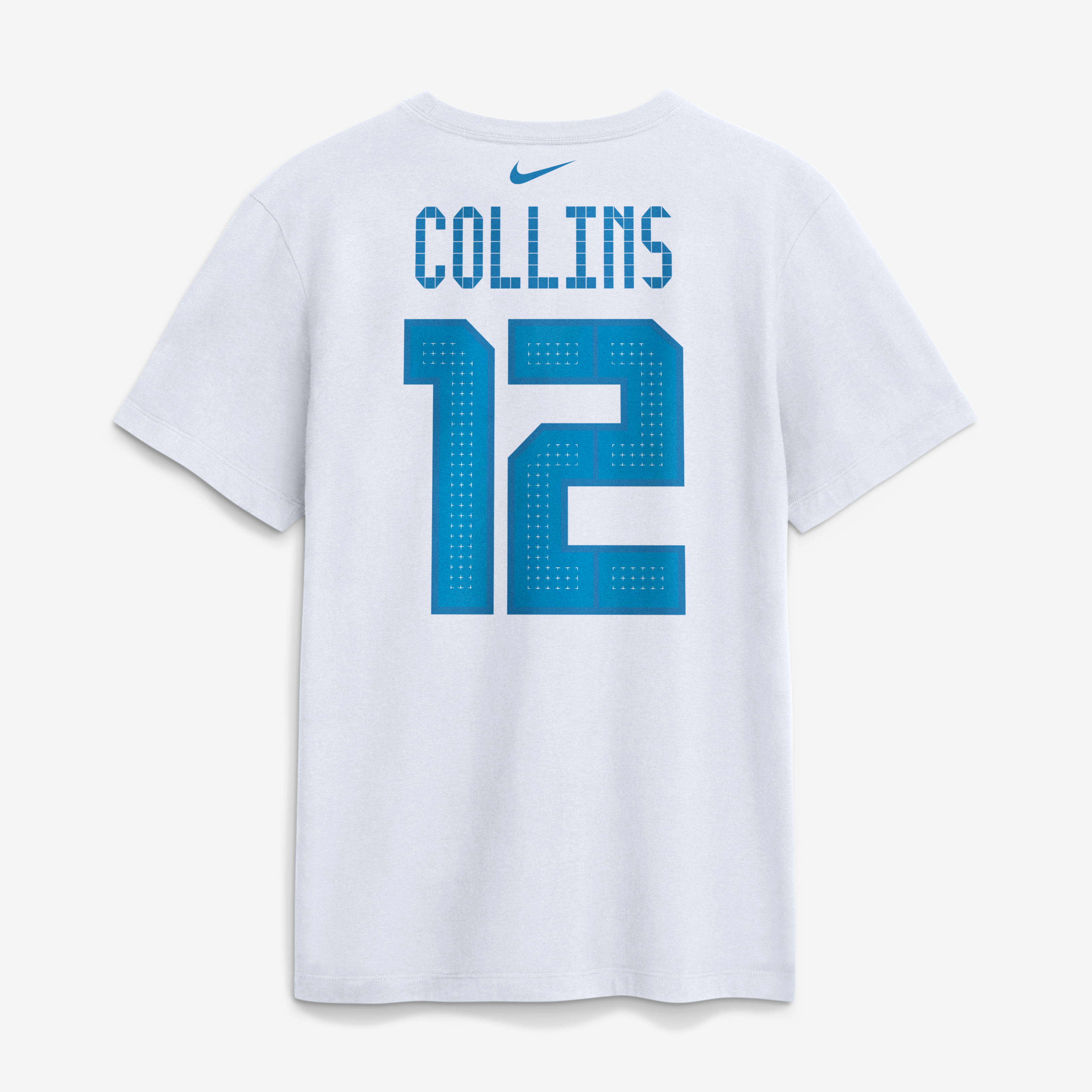 Men's Nike Nico Collins White Houston Texans 2026 Rivalries Collection Player Name & Number T-Shirt