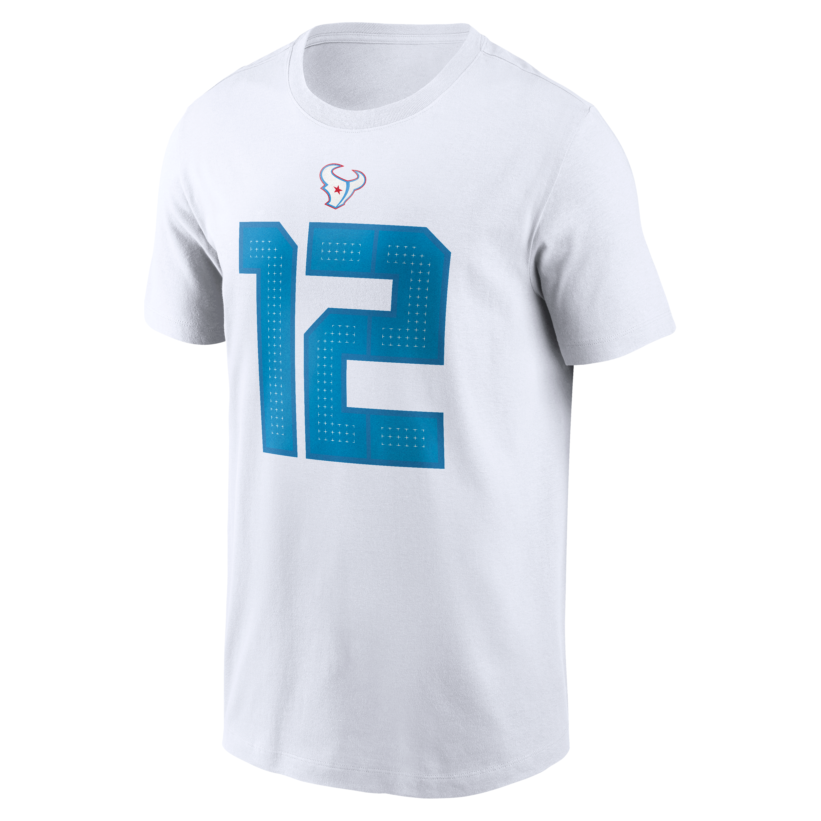 Men's Nike Nico Collins White Houston Texans 2026 Rivalries Collection Player Name & Number T-Shirt