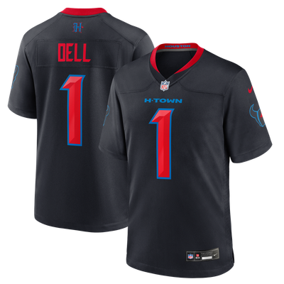 Tank Dell Houston Texans Nike Alternate Game Jersey - Navy