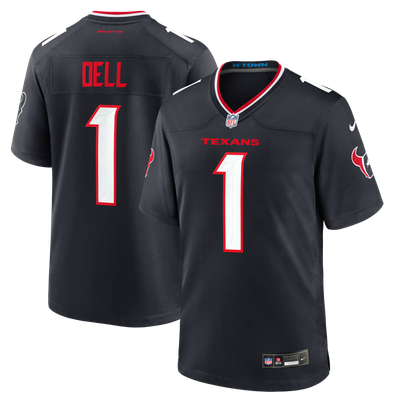 Tank Dell Houston Texans Nike Team Game Jersey - Navy