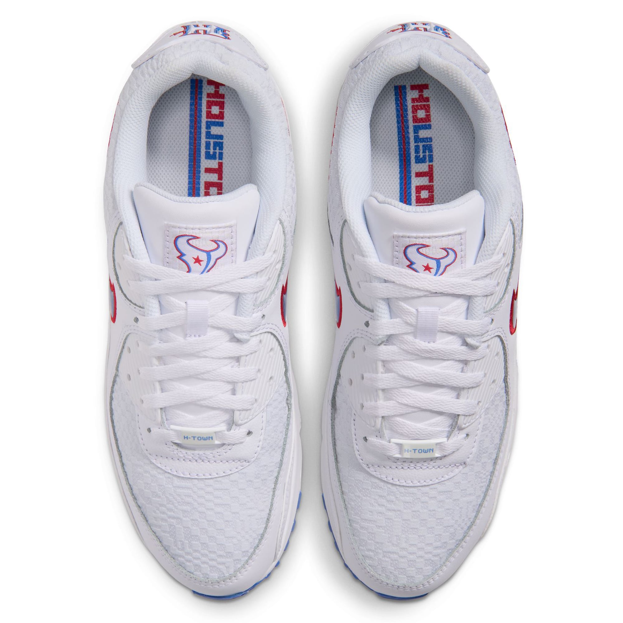 Men's Nike White Houston Texans 2026 Rivalries Collection Air Max 90 Shoes