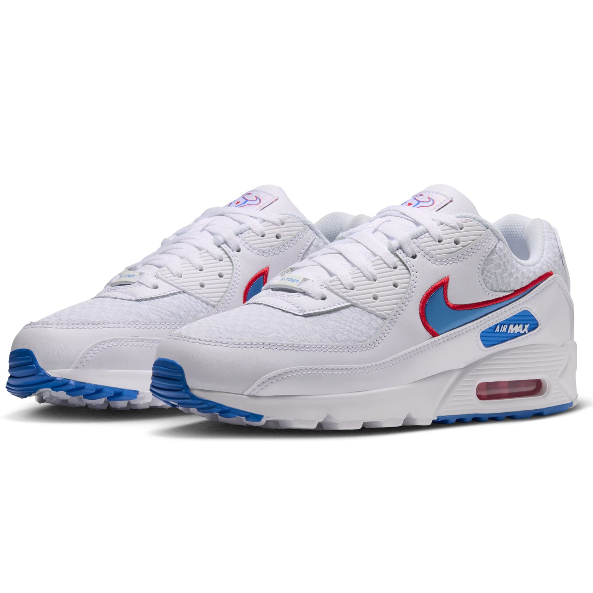 Men's Nike  White Houston Texans 2026 Rivalries Collection Air Max 90 Shoes