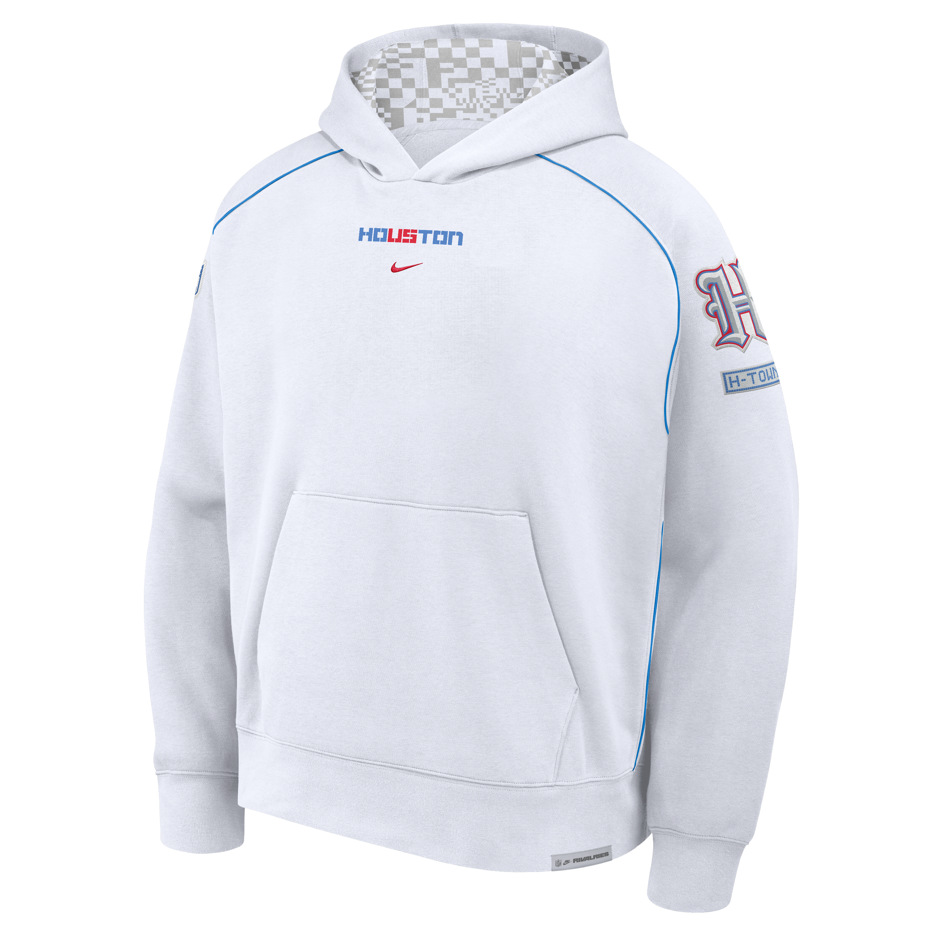 Sweat à capuche Nike Air blanc Houston Texans 2026 Rivalries Collection pour homme