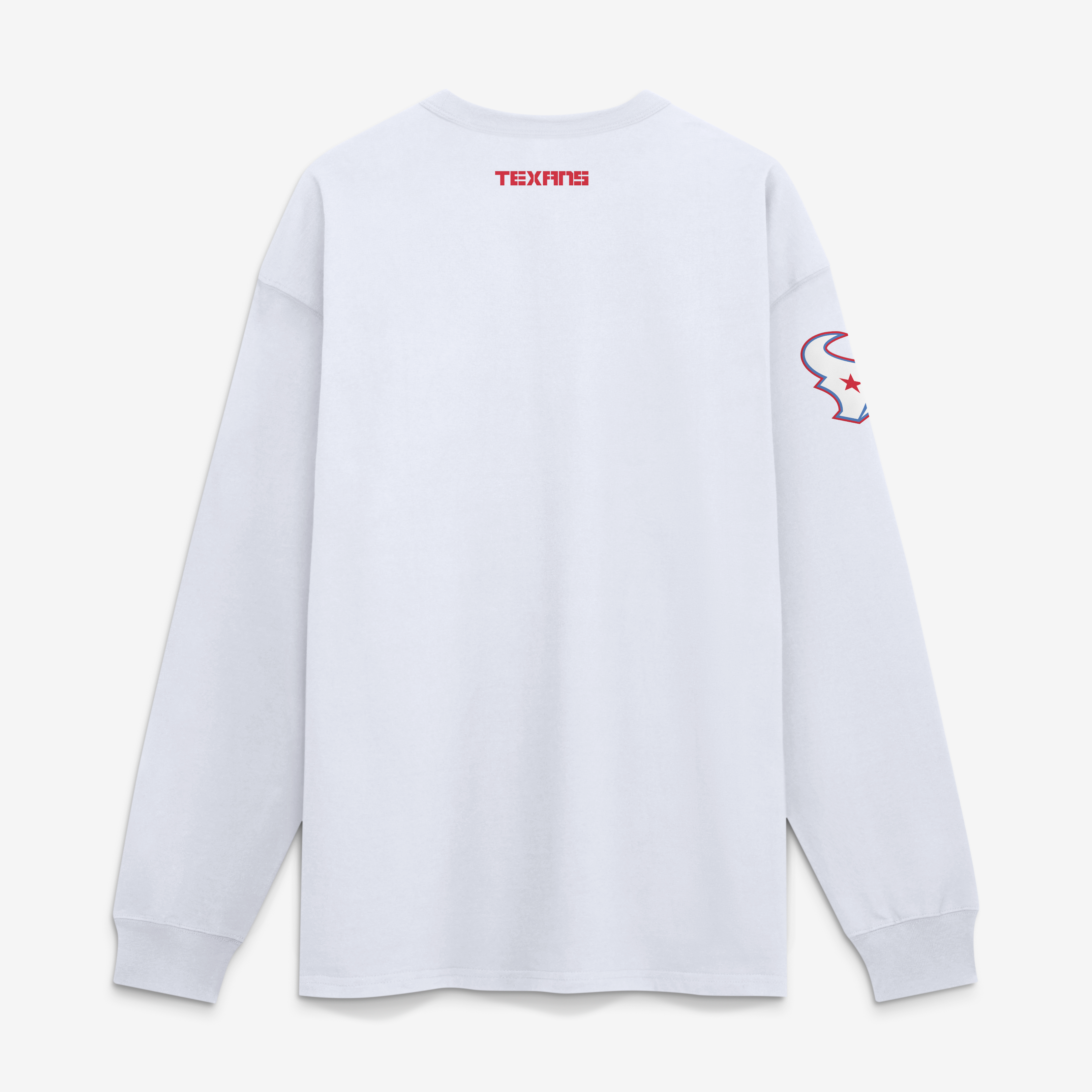 T-shirt à manches longues Nike Max90, collection Rivalries 2026, blanc, pour homme, Houston Texans