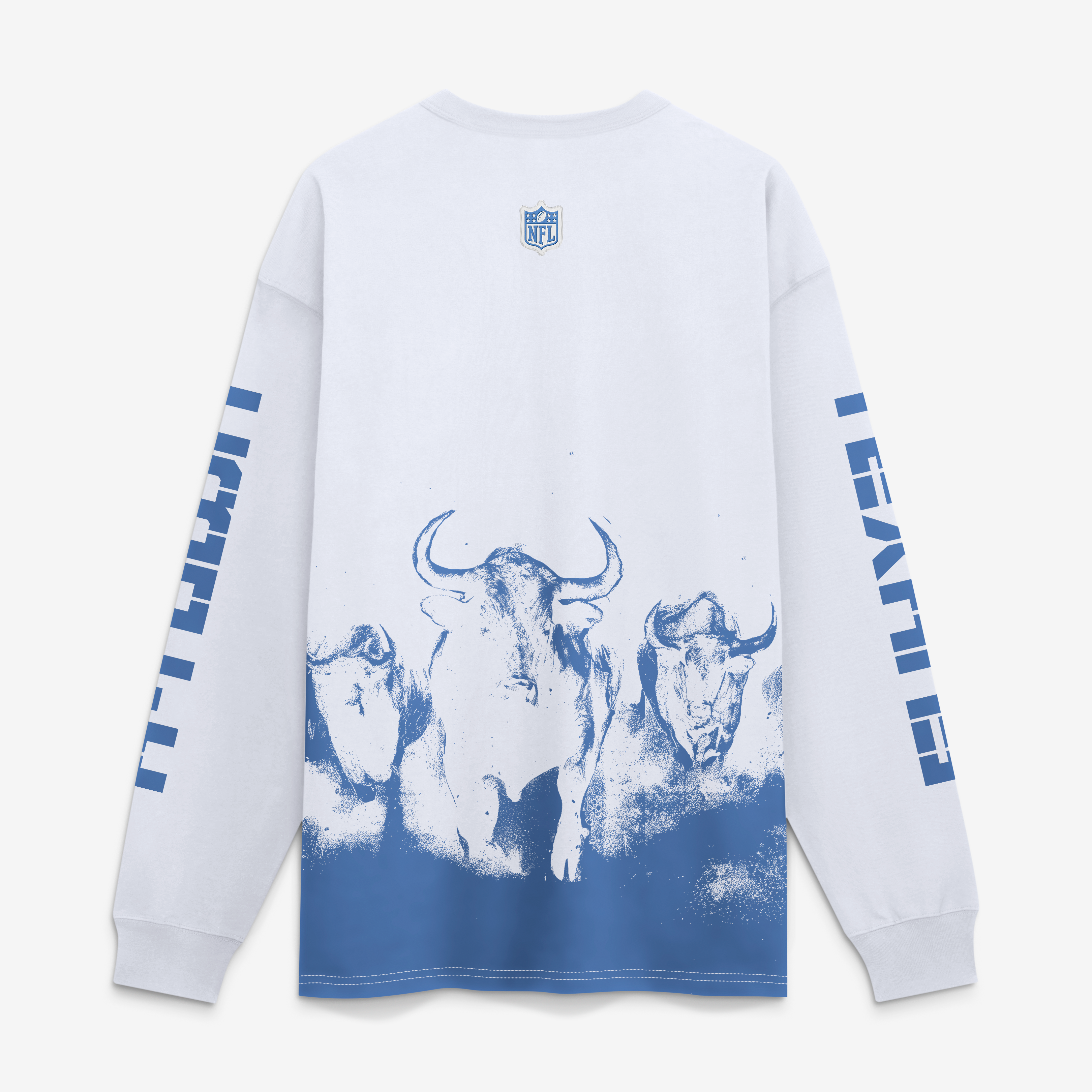 T-shirt à manches longues Nike Max90, collection Rivalries 2026, blanc, pour homme, Houston Texans