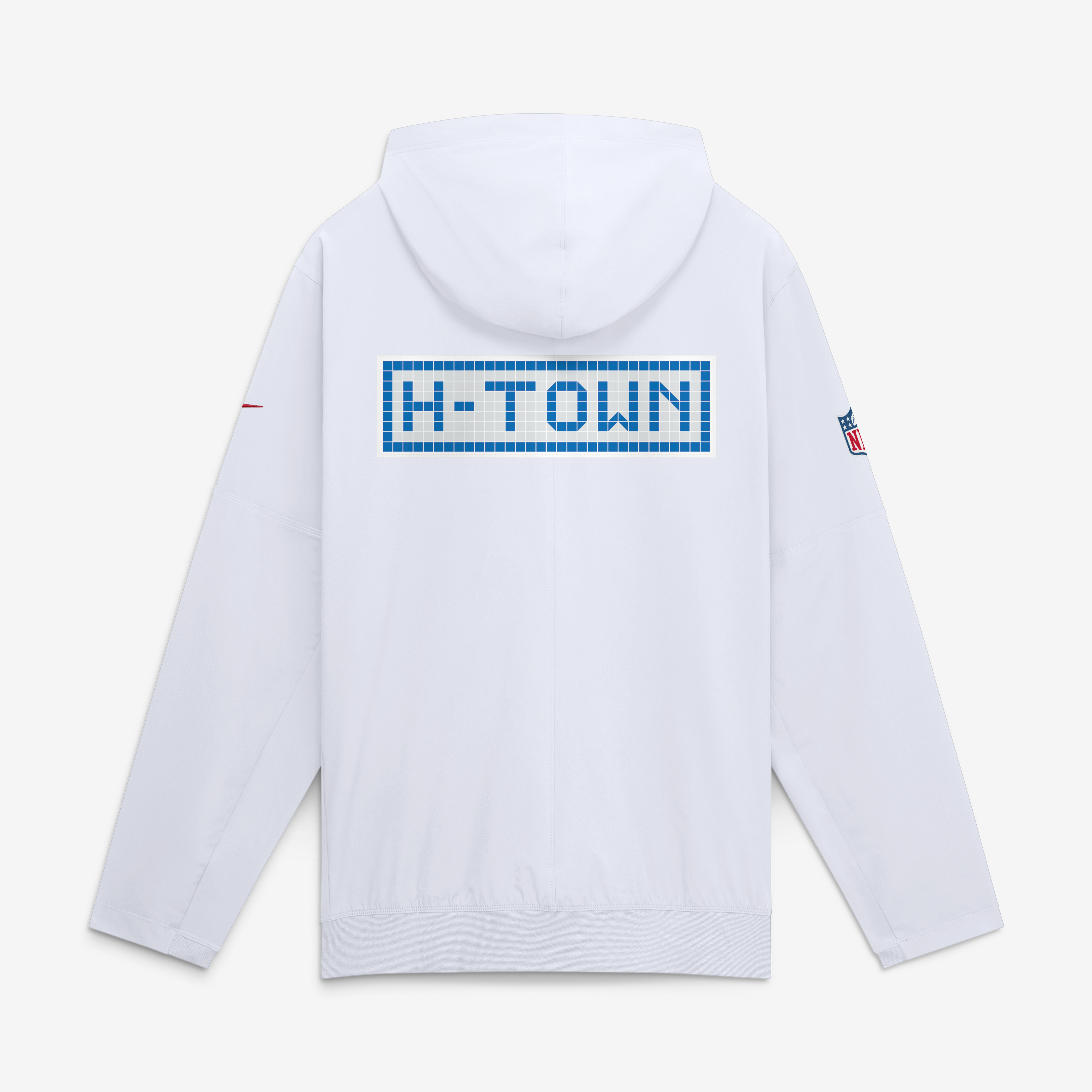 Men's Nike White Houston Texans 2026 Rivalries Collection Sideline Anorak Half-Zip Jacket