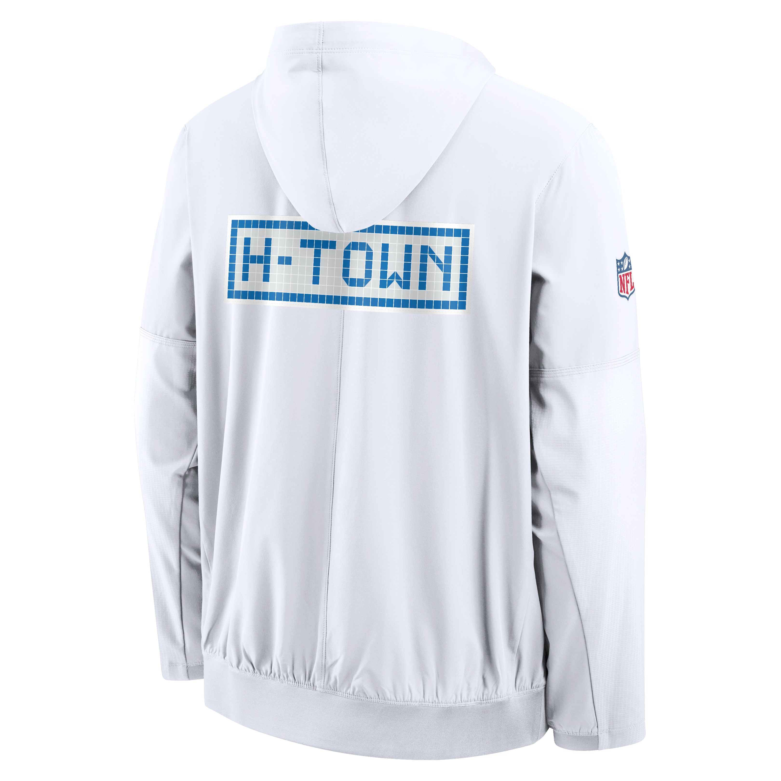 Men's Nike White Houston Texans 2026 Rivalries Collection Sideline Anorak Half-Zip Jacket