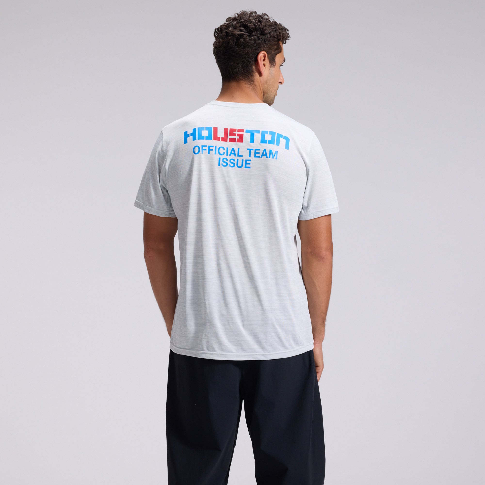 T-shirt Nike Sideline Velocity blanc pour homme, collection Houston Texans 2026 Rivalries