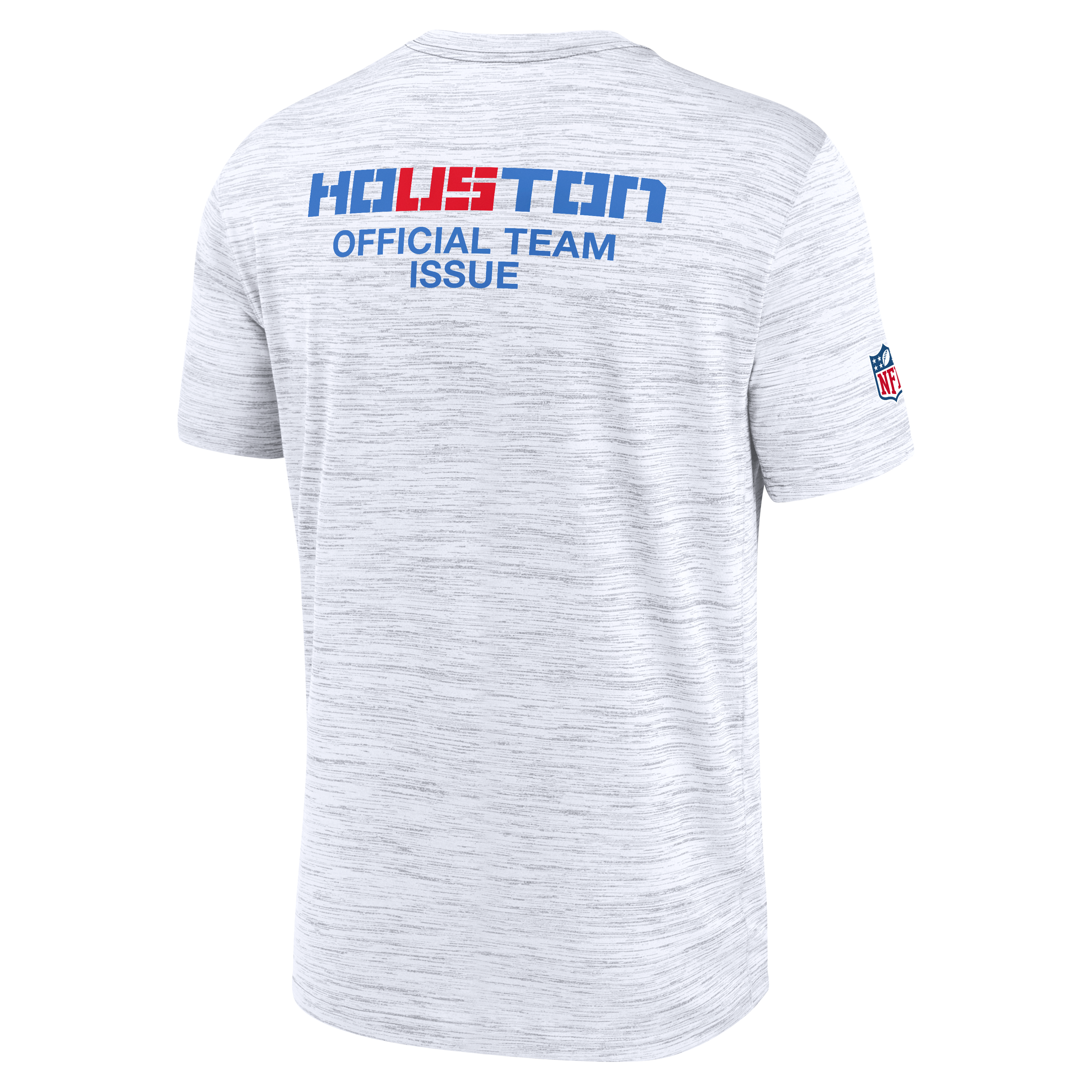 T-shirt Nike Sideline Velocity blanc pour homme, collection Houston Texans 2026 Rivalries