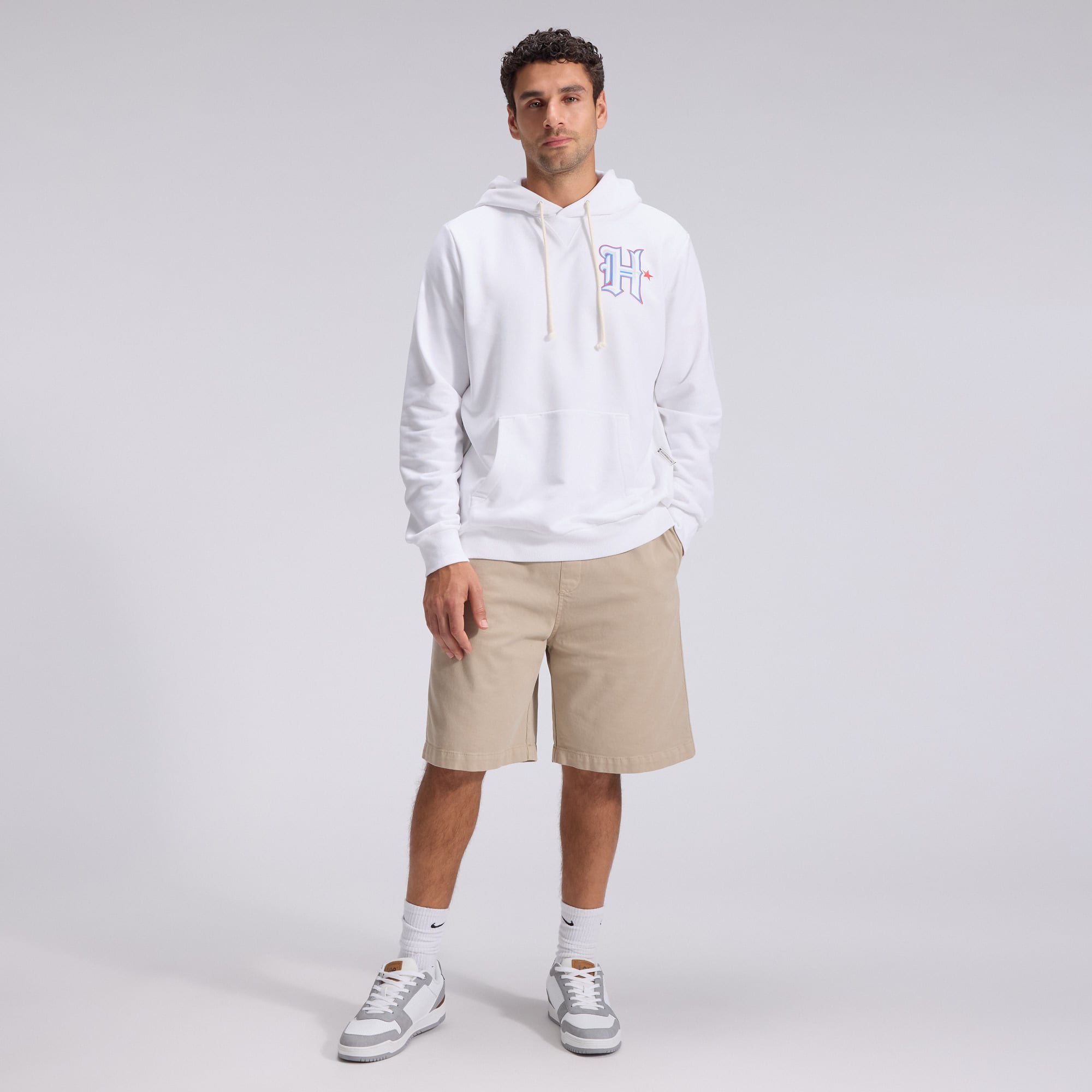 Men's Nike  White Houston Texans 2026 Rivalries Collection Standard Issue Sideline Pullover Hoodie