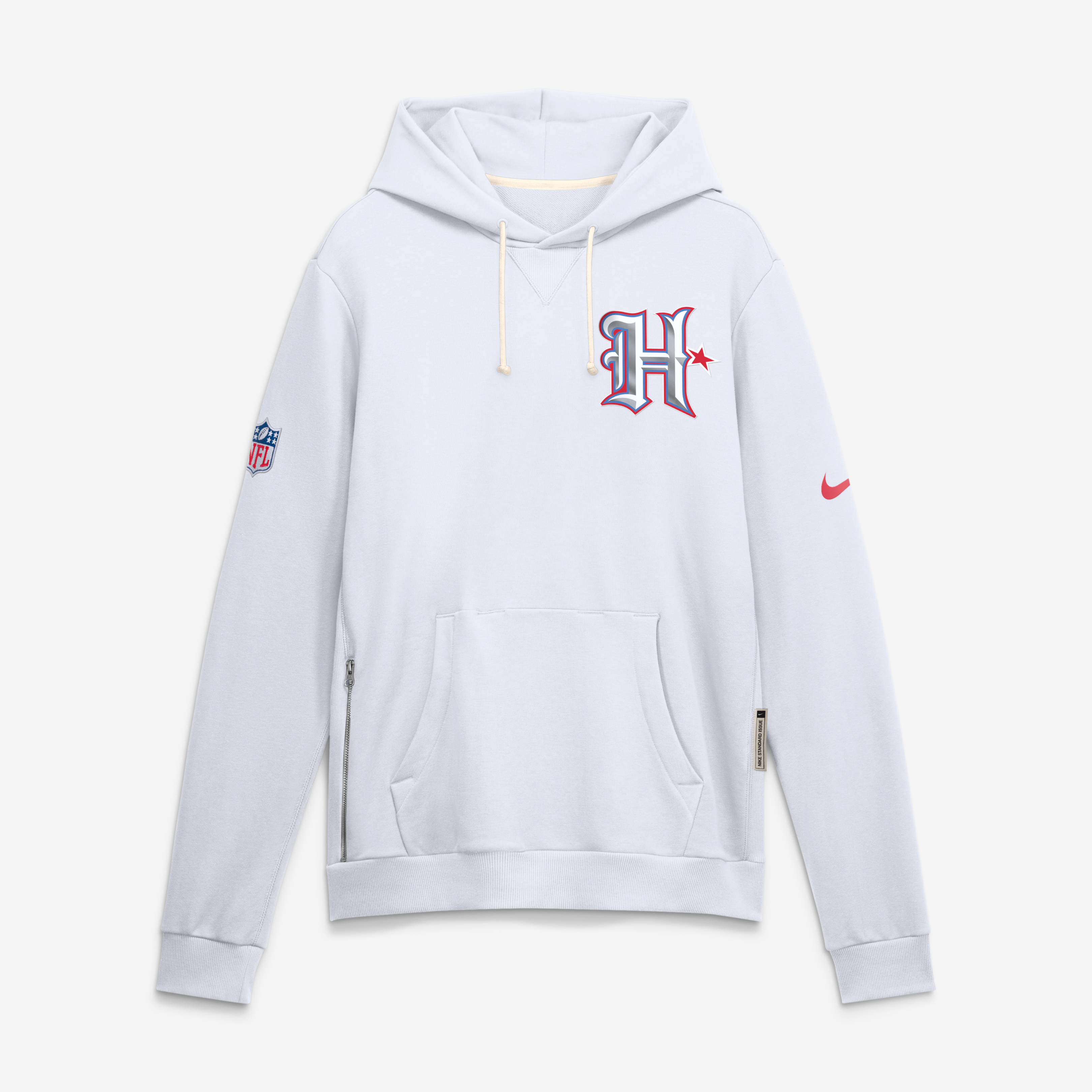 Men's Nike  White Houston Texans 2026 Rivalries Collection Standard Issue Sideline Pullover Hoodie