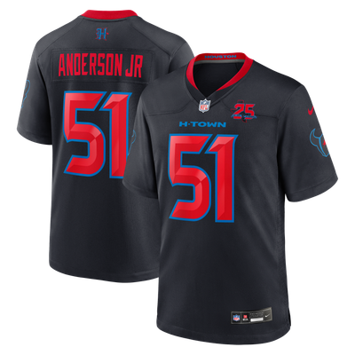 Will Anderson Jr. Houston Texans Nike Alternate 2 25th Season Game Jersey - Navy
