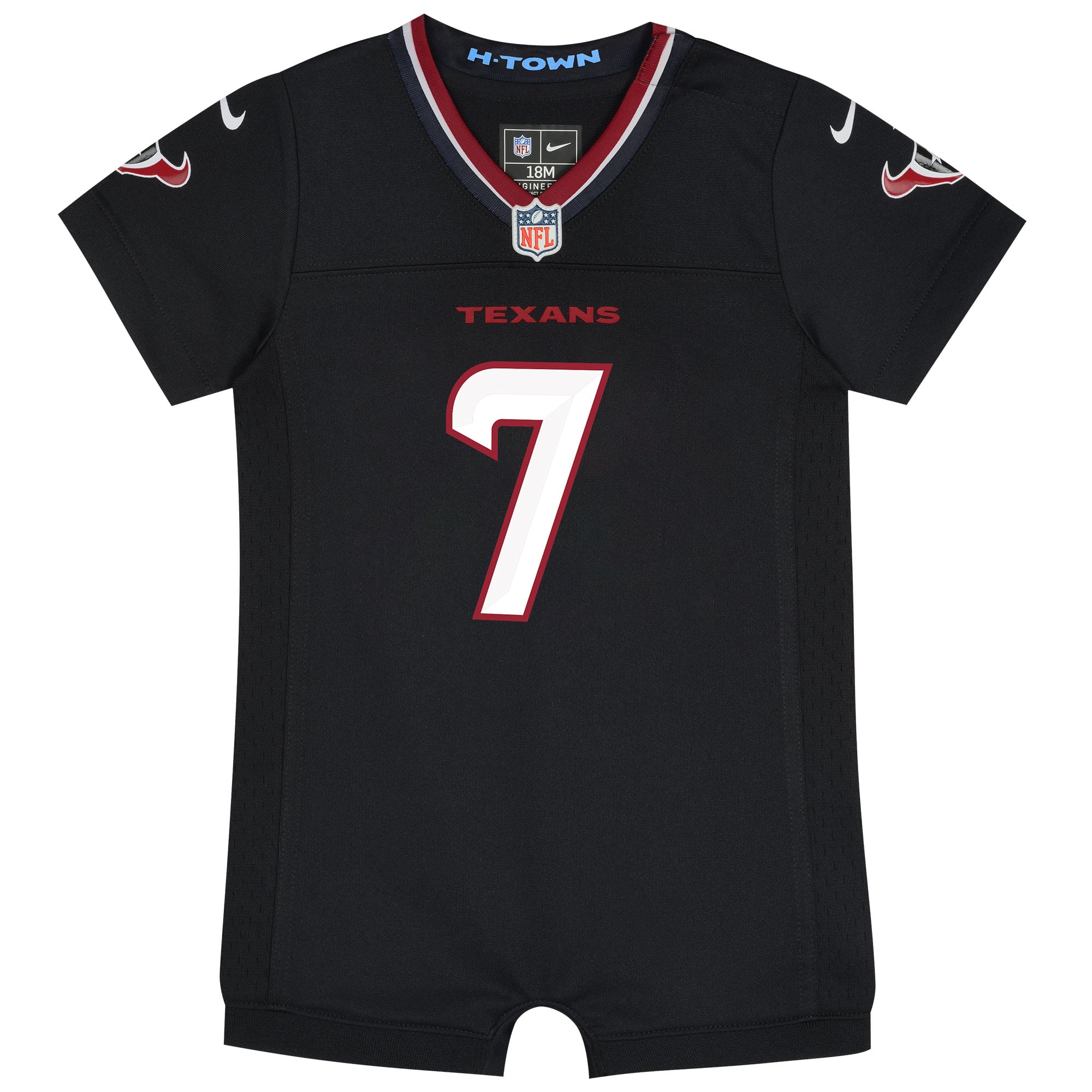 Newborn Nike C.J. Stroud Navy Houston Texans Romper Game Jersey