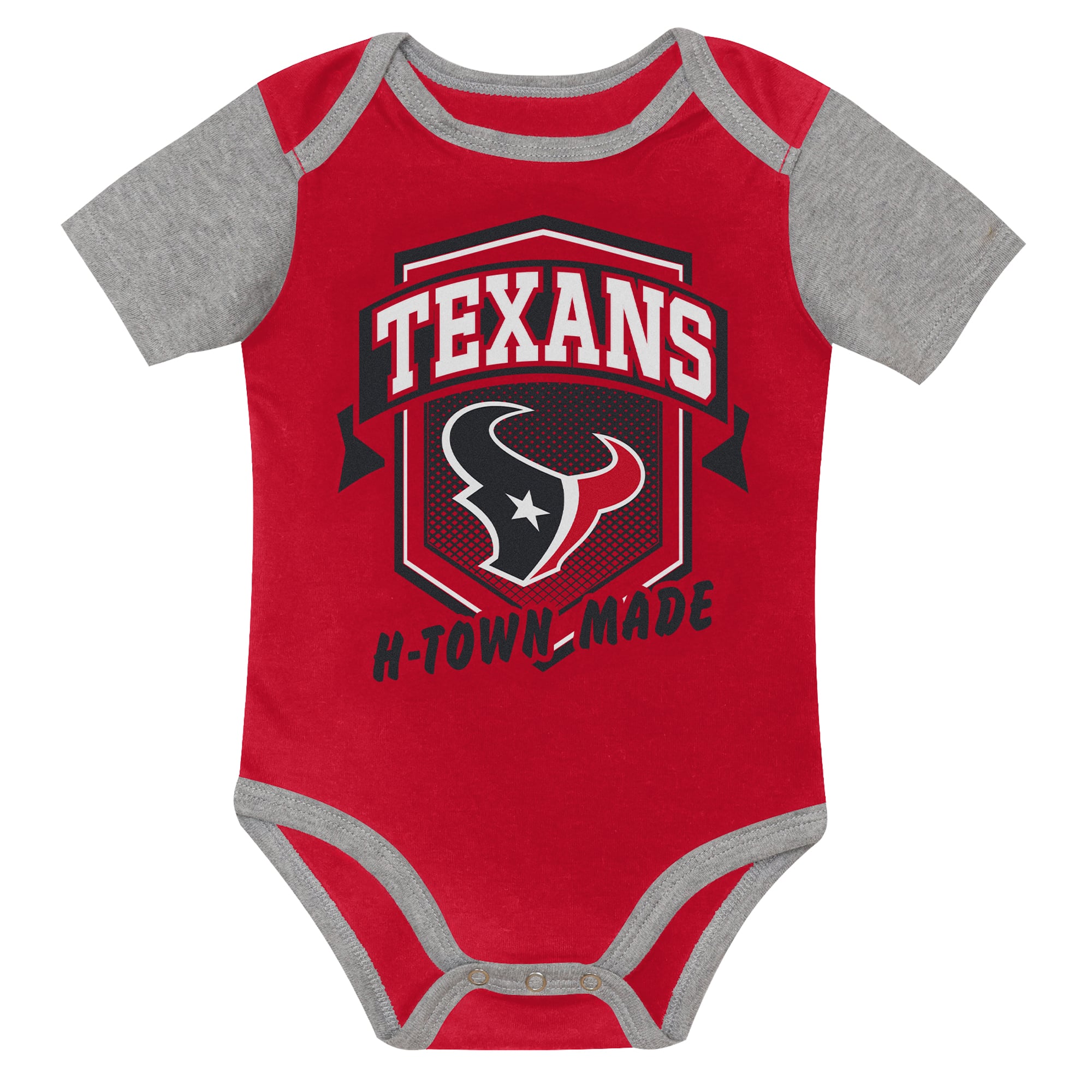 Newborn Outerstuff Houston Texans First Round Pick Three-Piece Bodysuit Set