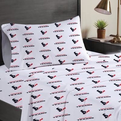 Houston Texans Pegasus Three-Piece Twin Sheet Set