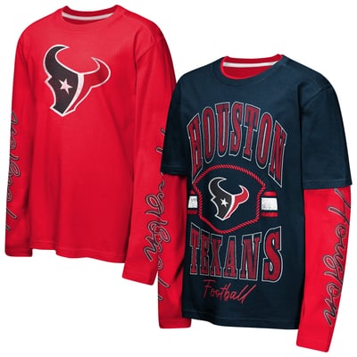  Houston Texans Outerstuff Preschool Motion Combo Set  - Navy/Red