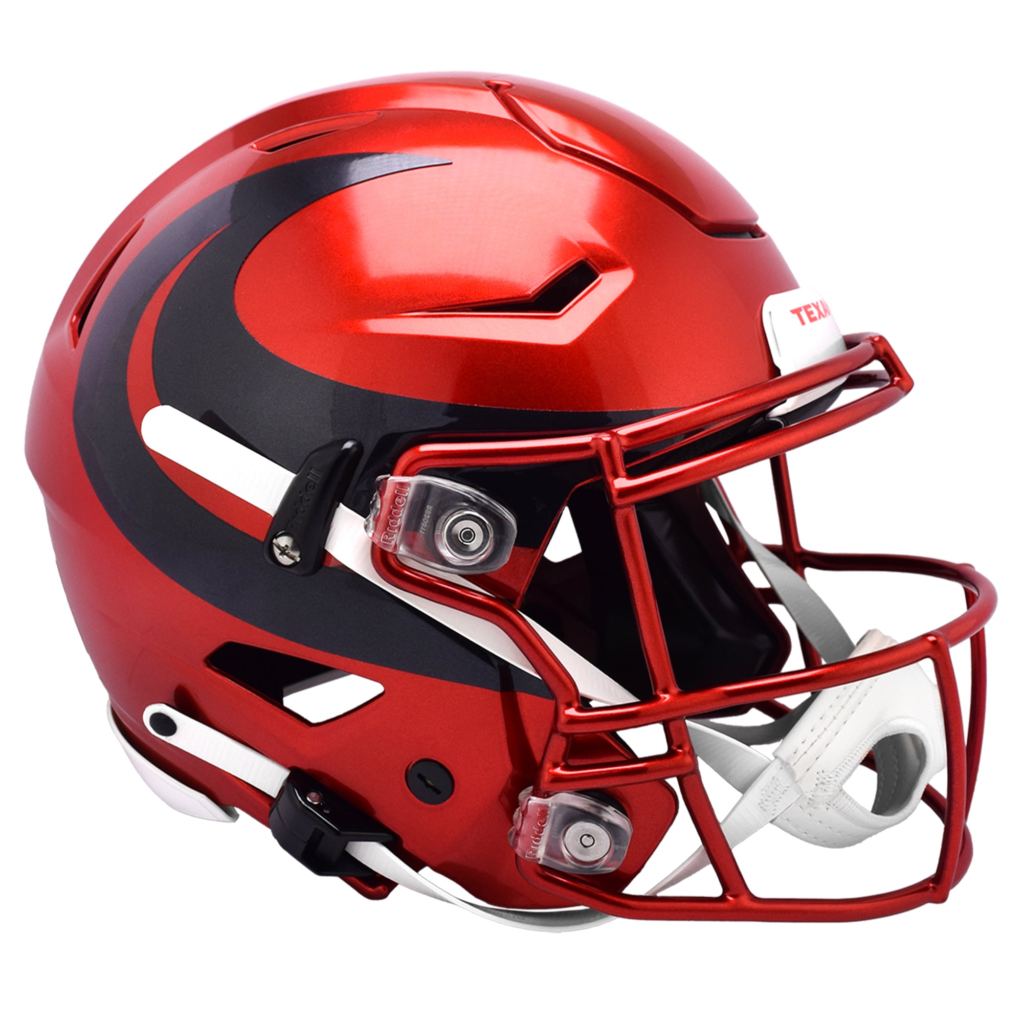 Casque authentique Riddell Houston Texans 2024 On-Field Alternate #1 Speed ​​Flex