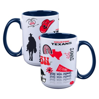 Houston Texans The Memory Company Two-Piece 15oz. Loco Coffee Mug Set
