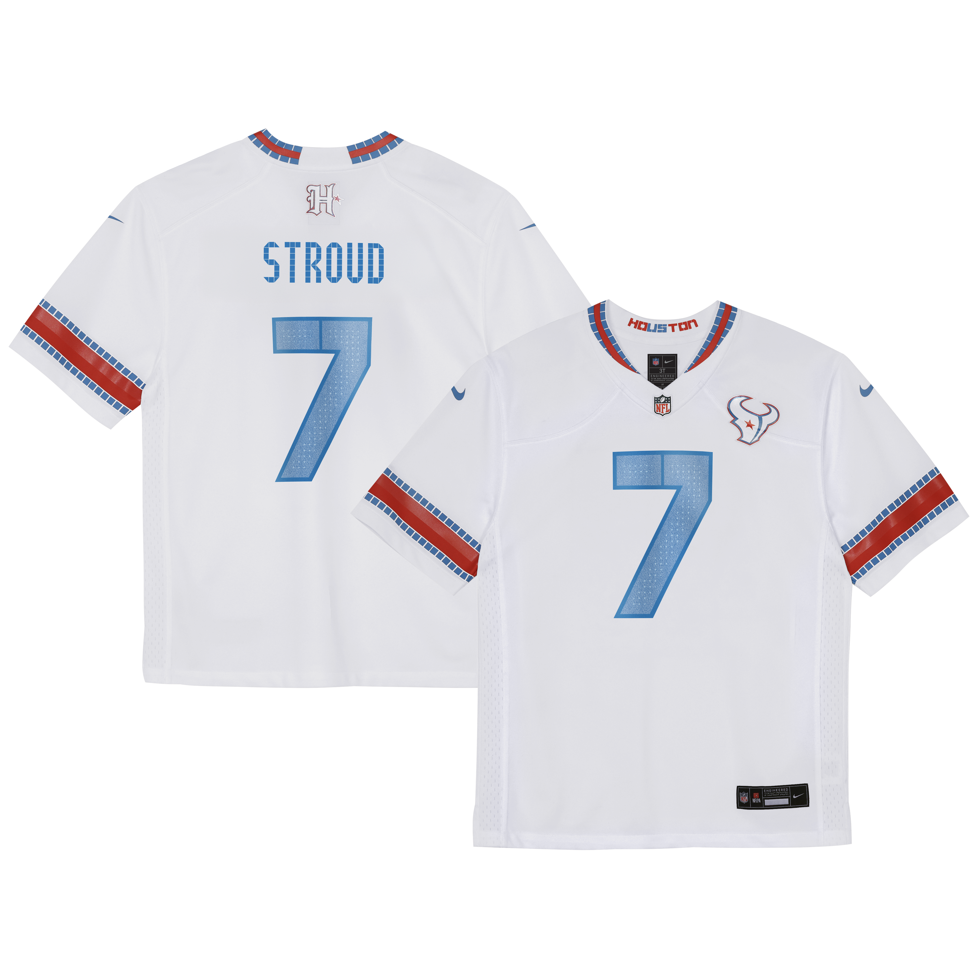 Toddler Nike C.J. Stroud White Houston Texans 2026 Rivalries Collection Game Jersey