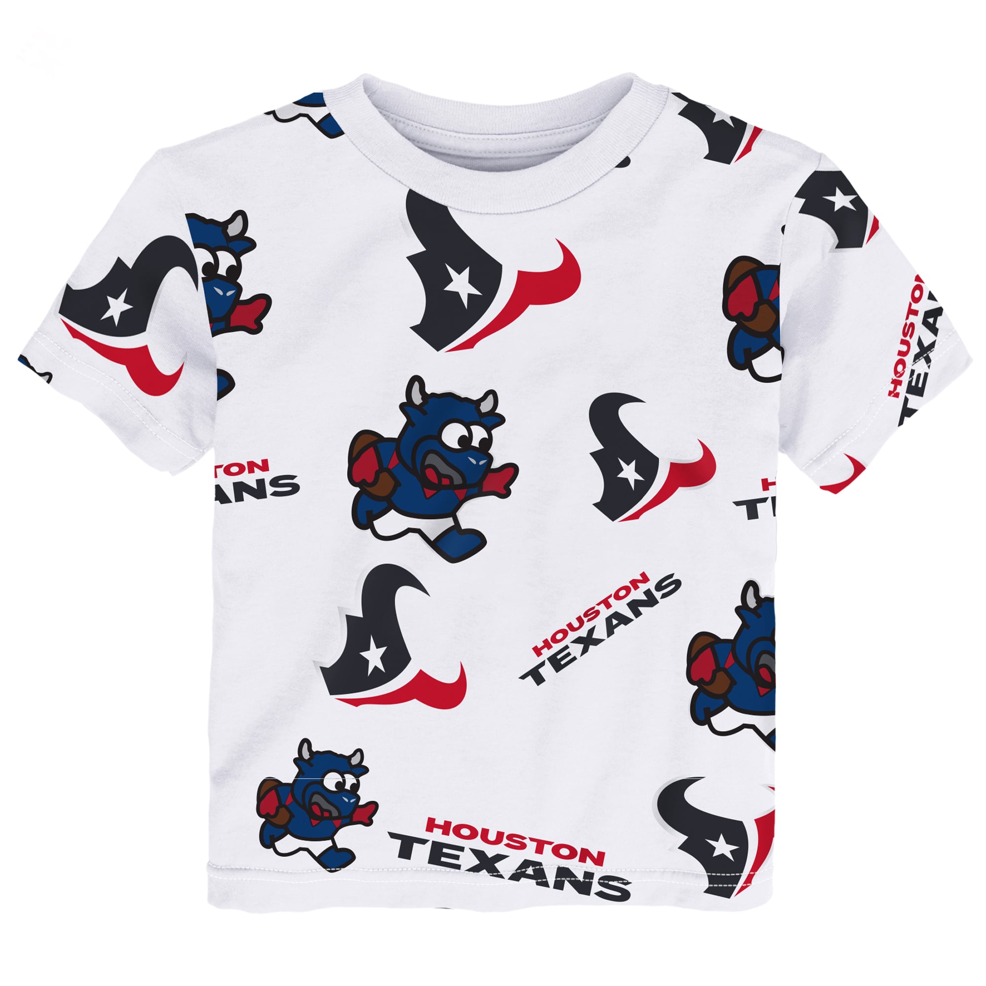Toddler Outerstuff White Houston Texans Mascot Play T-Shirt