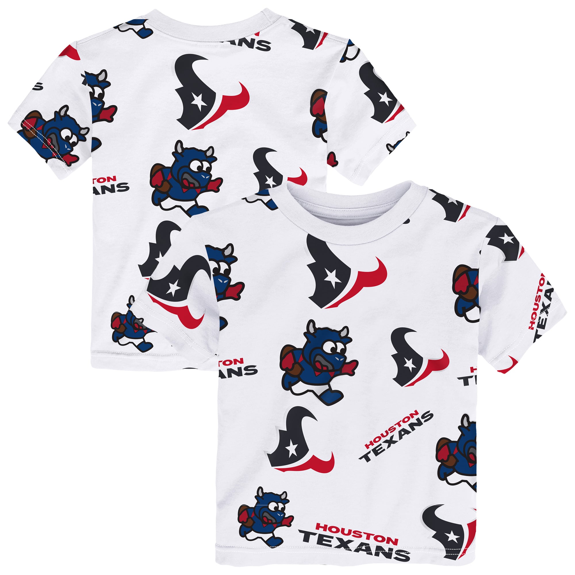 Toddler Outerstuff White Houston Texans Mascot Play T-Shirt
