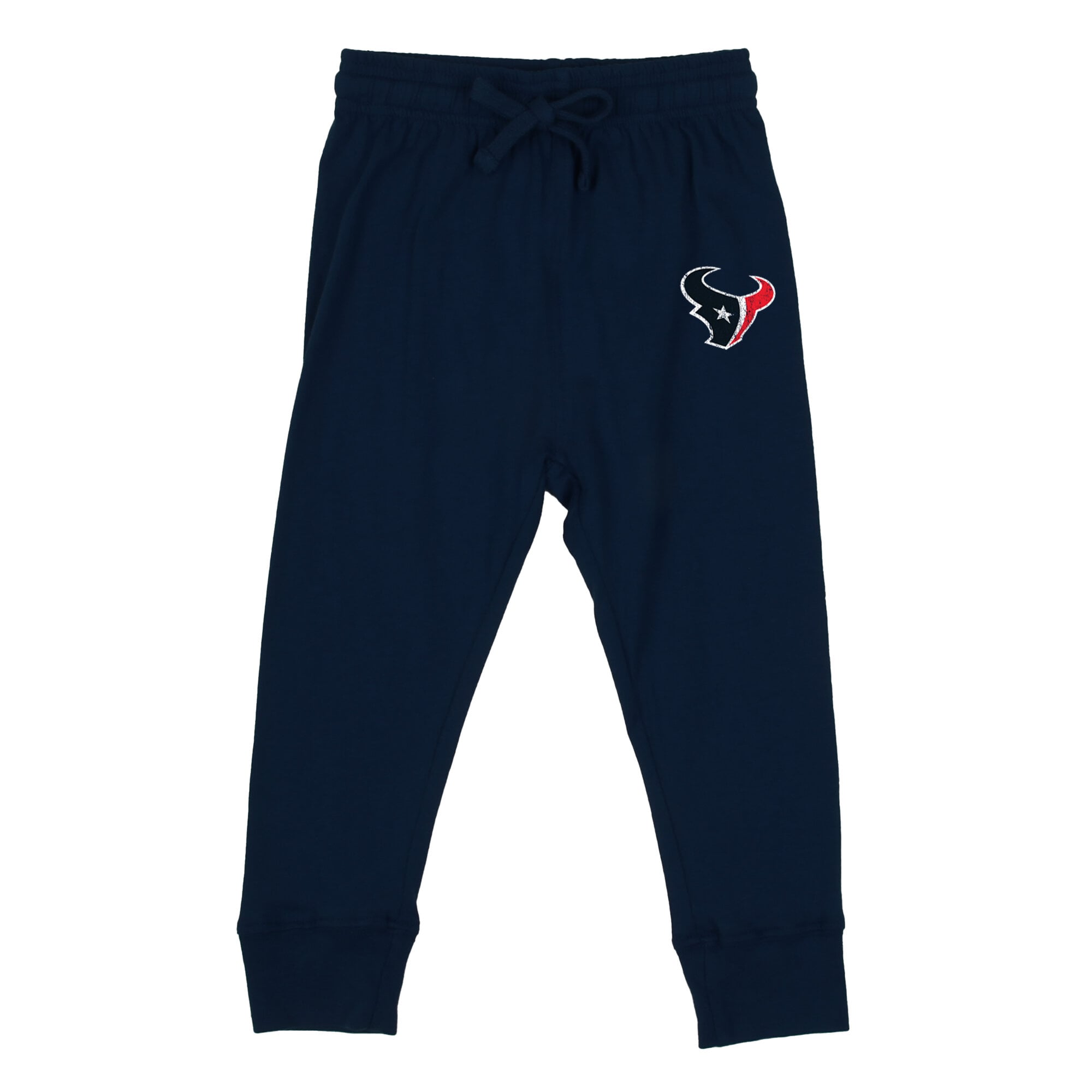 Ensemble sweat à capuche Henley et pantalon de survêtement Wes & Willy pour tout-petits, gris chiné/bleu marine, Houston Texans