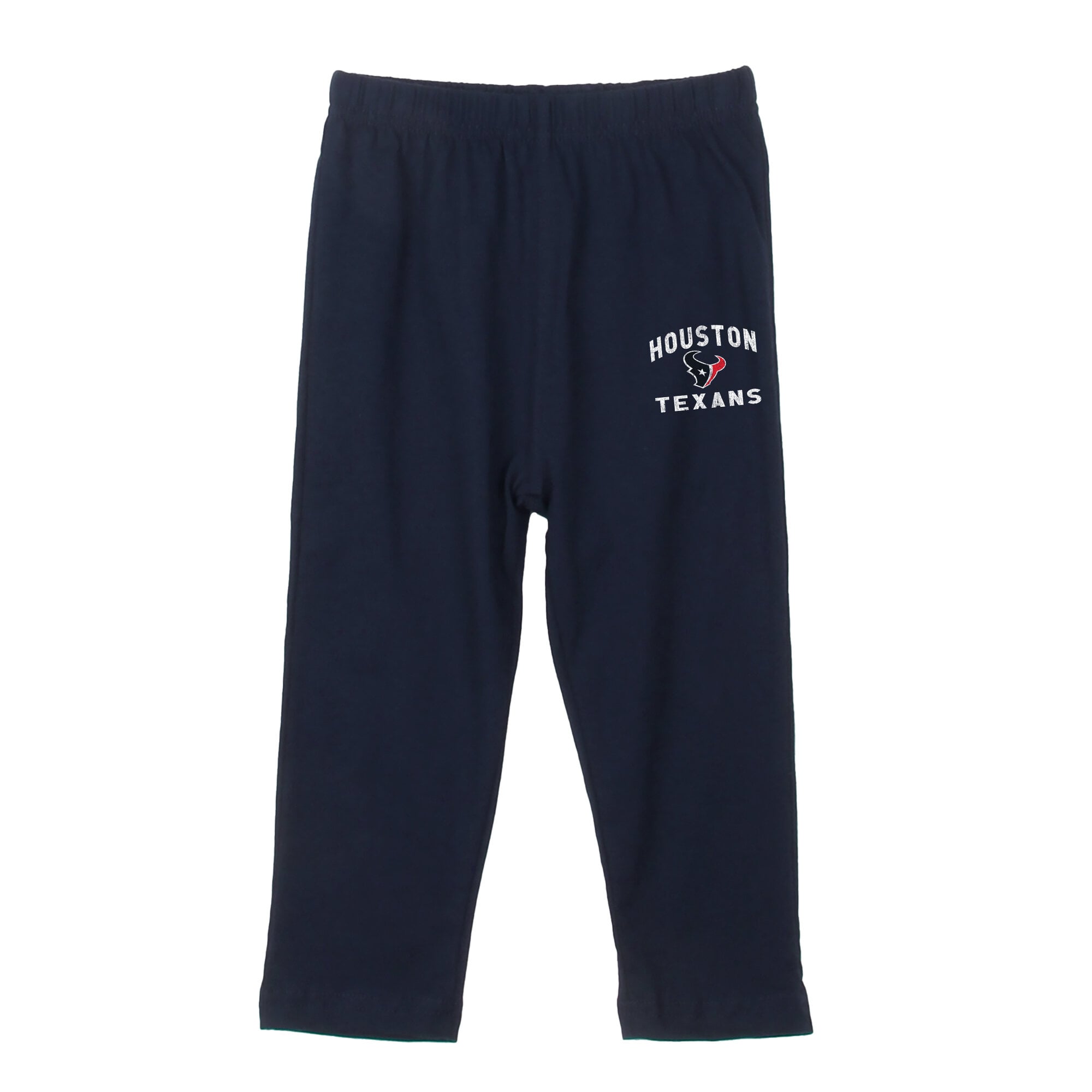 Ensemble haut à manches longues et pantalon capuche rayé bleu marine Houston Texans pour tout-petits Wes & Willy
