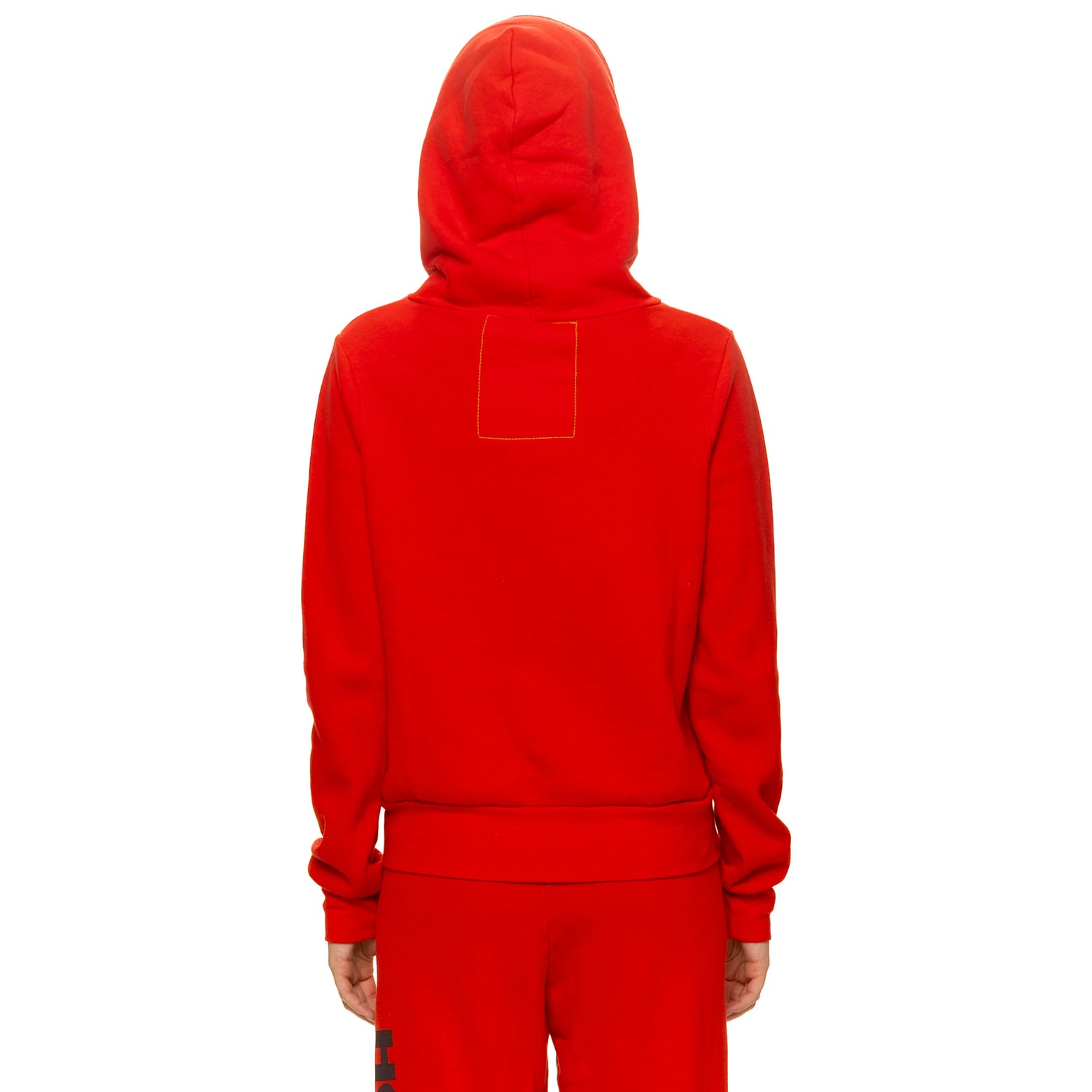 Sweat à capuche unisexe Aviator Nation rouge Houston Texans en mélange de trois matières, fermeture éclair intégrale