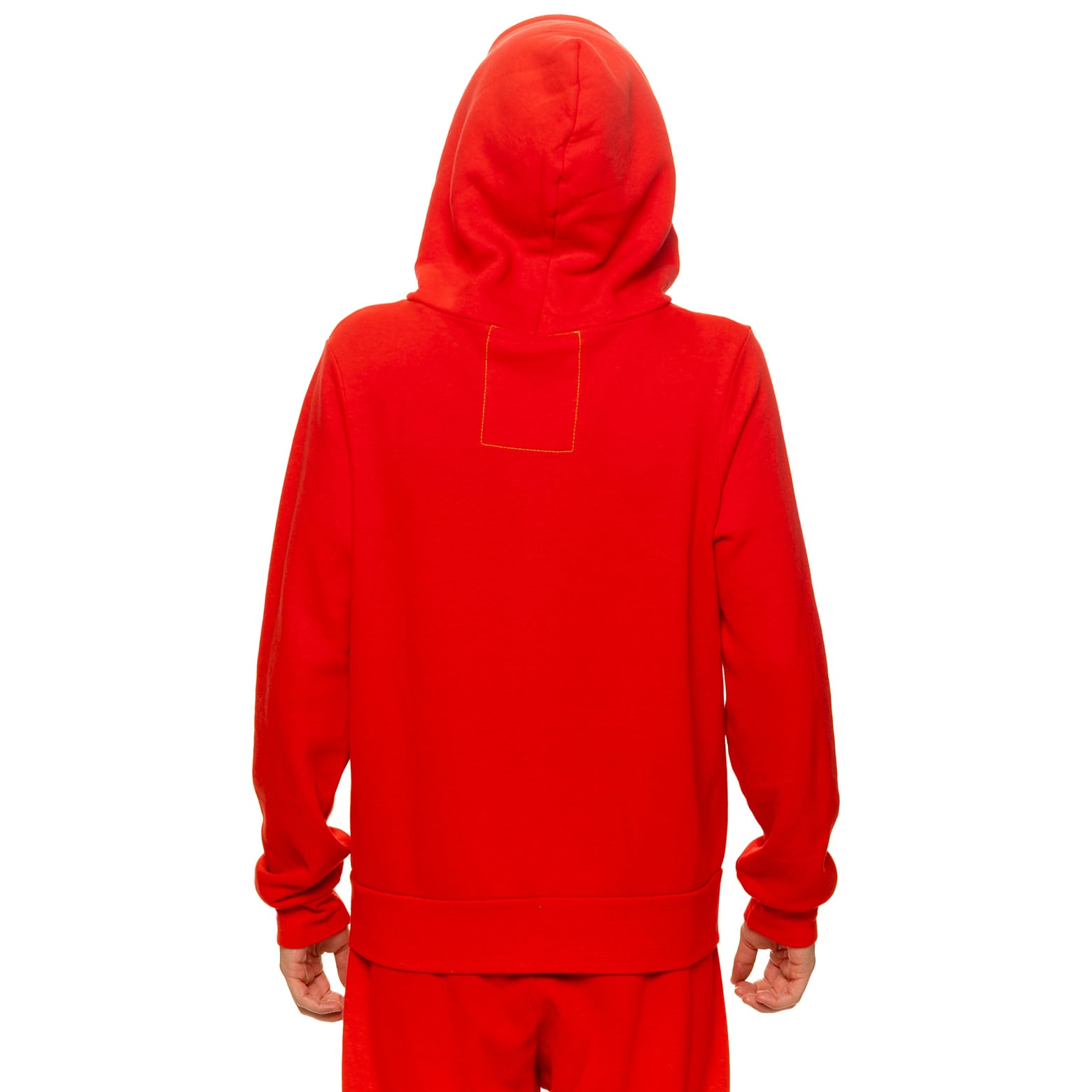 Sweat à capuche unisexe Aviator Nation rouge Houston Texans en mélange de trois matières, fermeture éclair intégrale
