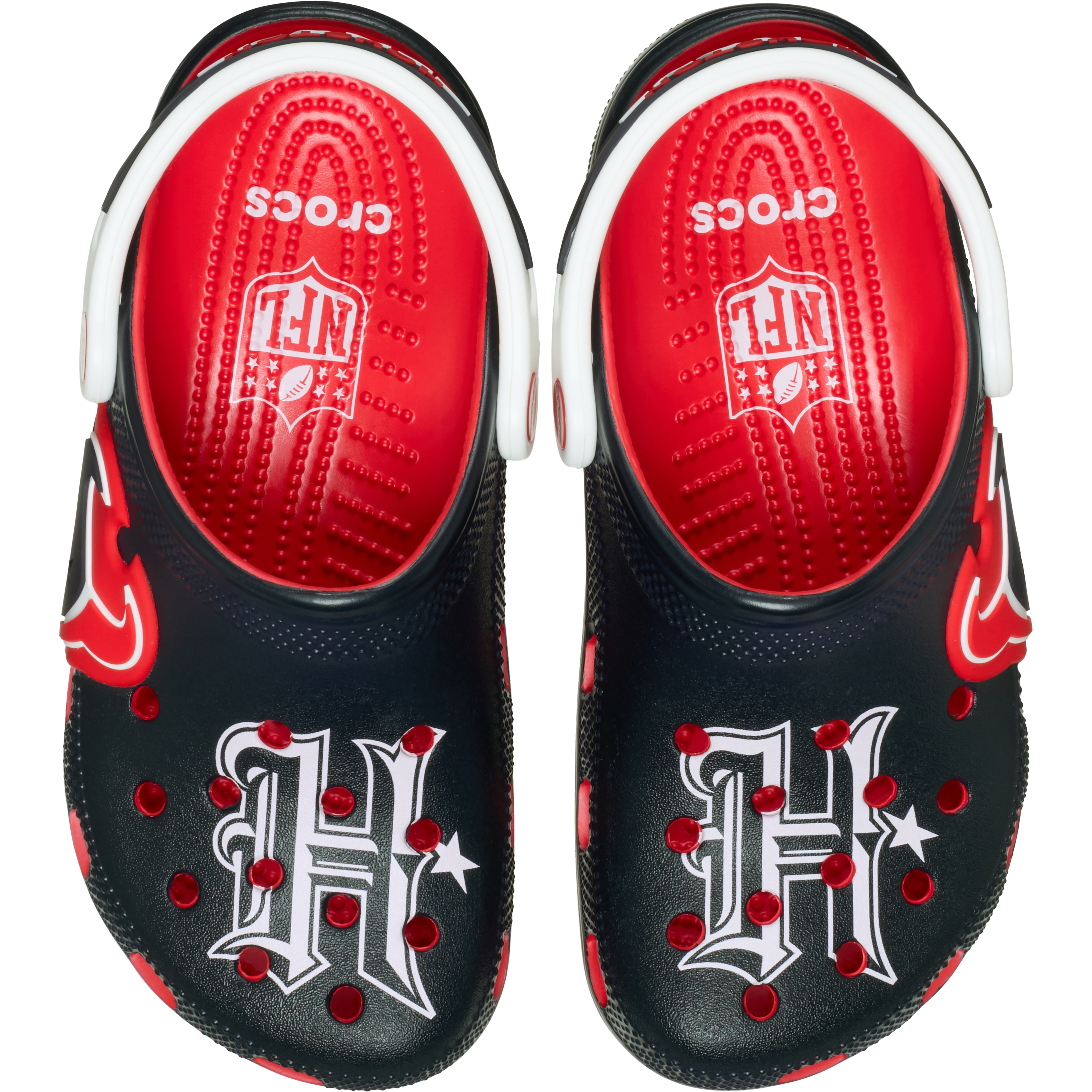 Unisex Crocs Navy Houston Texans Classic Clog