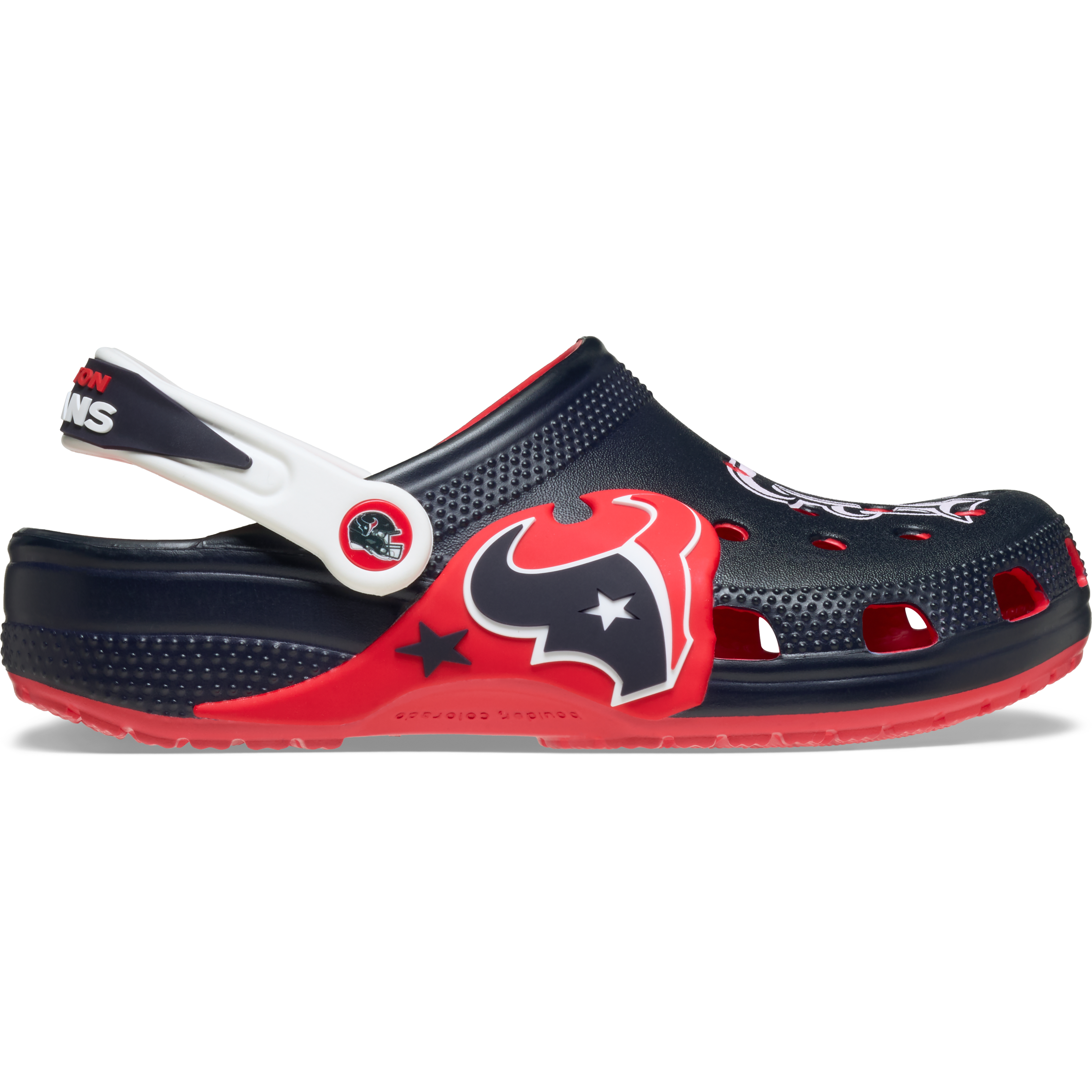 Unisex Crocs Navy Houston Texans Classic Clog