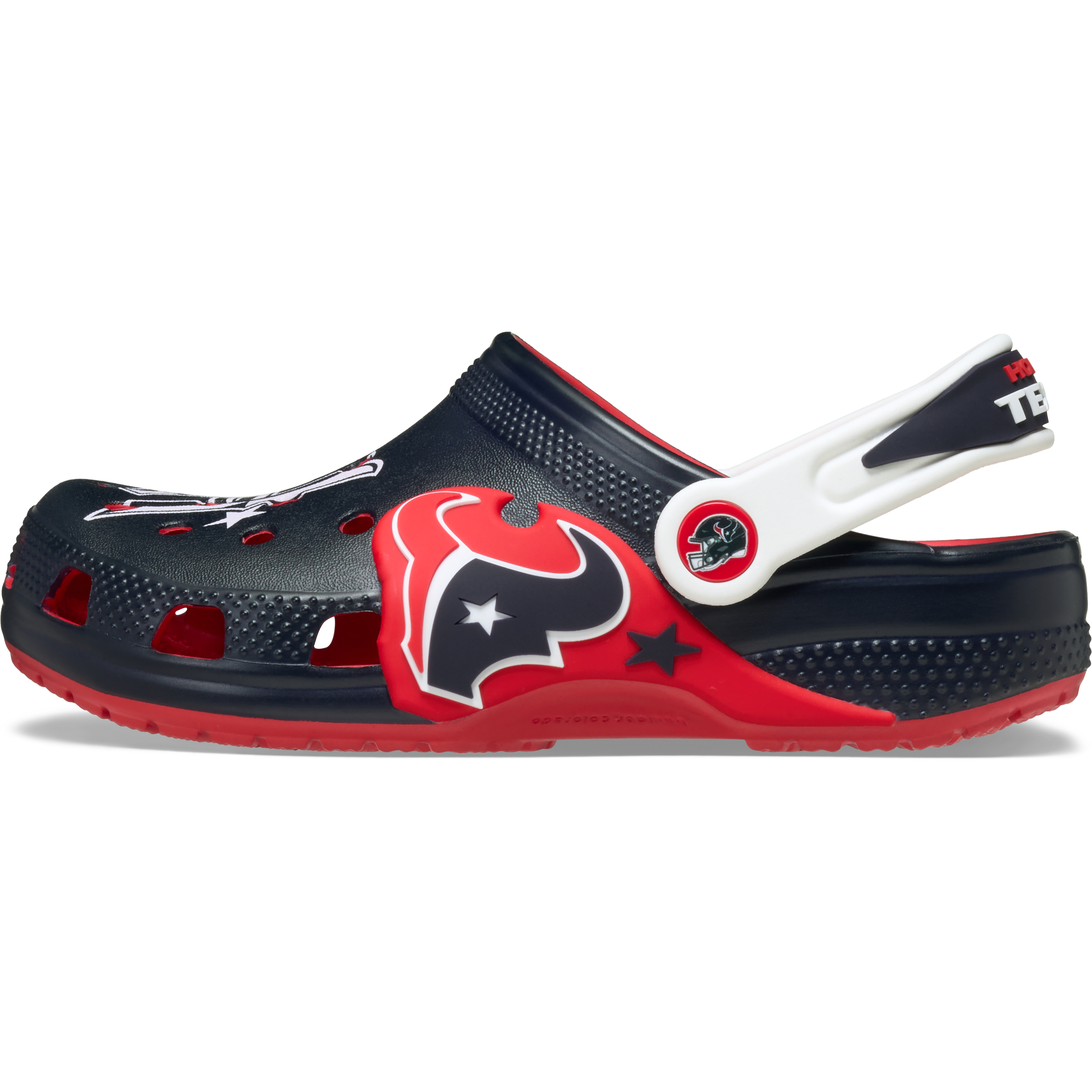 Unisex Crocs Navy Houston Texans Classic Clog