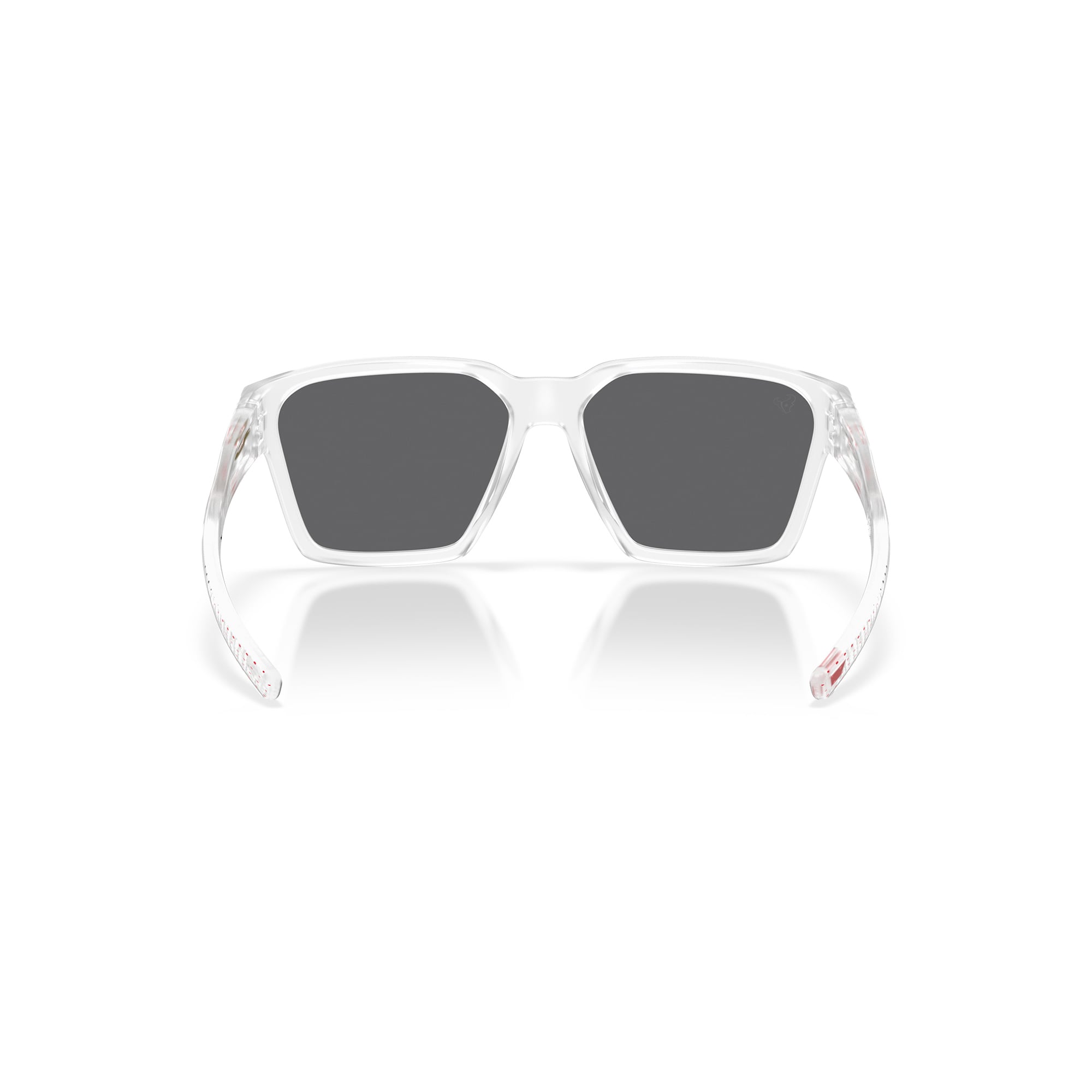 Unisex Oakley Houston Texans Briza Matte Clear Sunglasses with Prizm Black Polarized Lenses