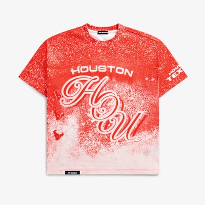 Houston Texans Off Season Unisex Jumbo Print Graphic T-Shirt - Red