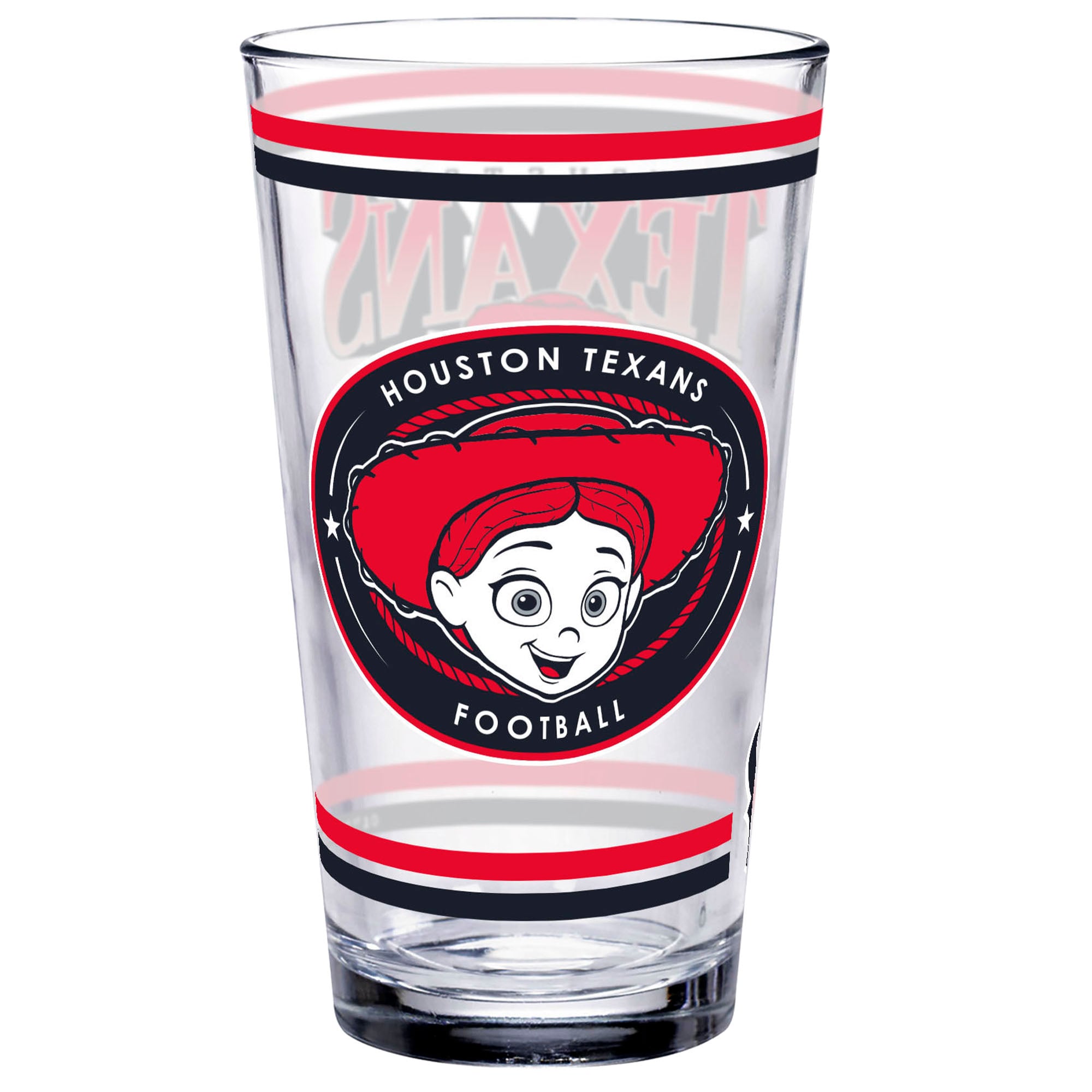 WinCraft Houston Texans Disney x NFL Jessie 16oz. Verre à pinte