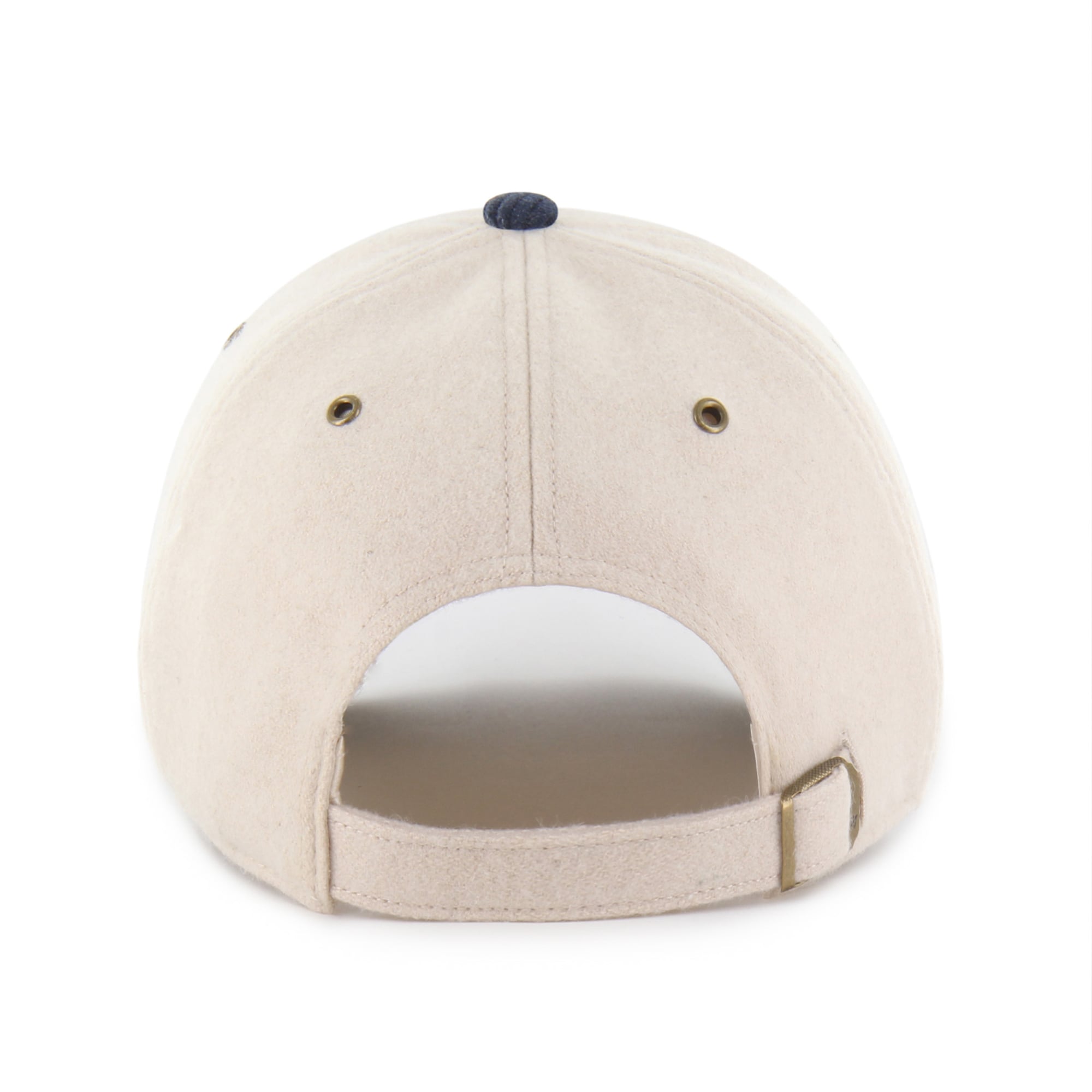 Women's '47 Natural/Navy Houston Texans Rope Script Clean Up Adjustable Hat
