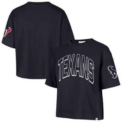 Houston Texans '47 Women's Call Out Reed City T-Shirt - Navy
