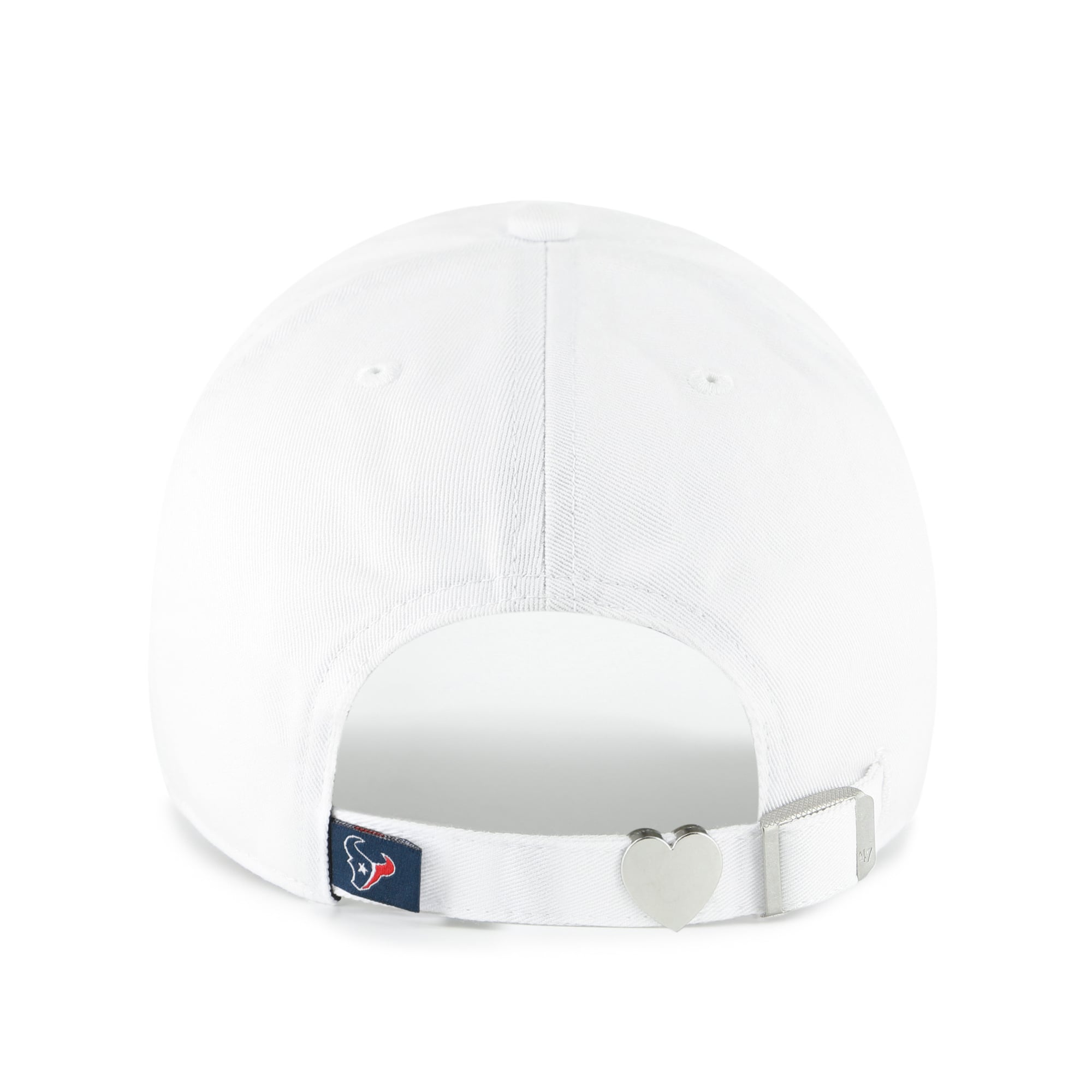 Women's '47 White Houston Texans Trendy Script Clean Up Adjustable Hat