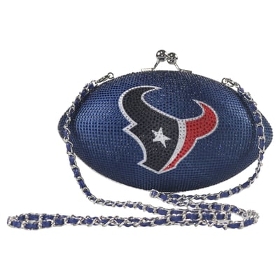 Sac à main en cristal aux couleurs de l'équipe des Houston Texans Cuce pour femmes