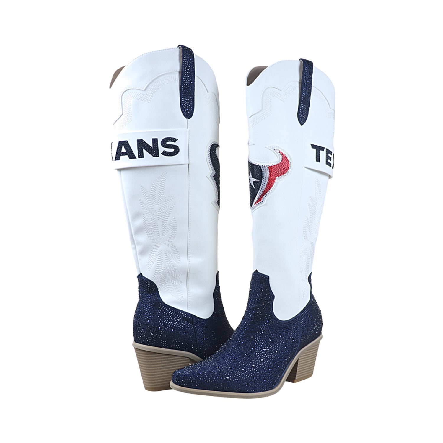 Bottes de cowboy blanches FABGATING by Cuce pour femmes