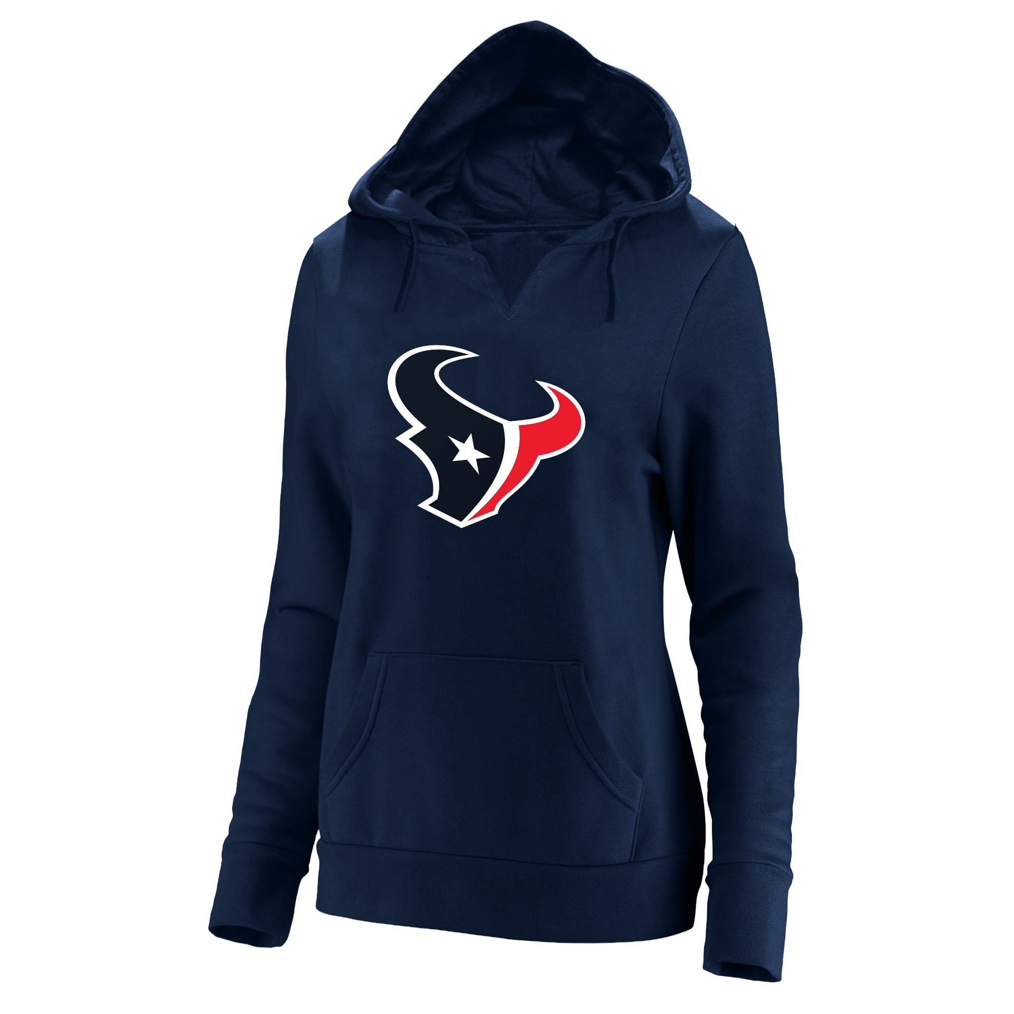 Women's Fanatics C.J. Stroud Navy Houston Texans Plus Player Name & Number Notch Neck Hoodie